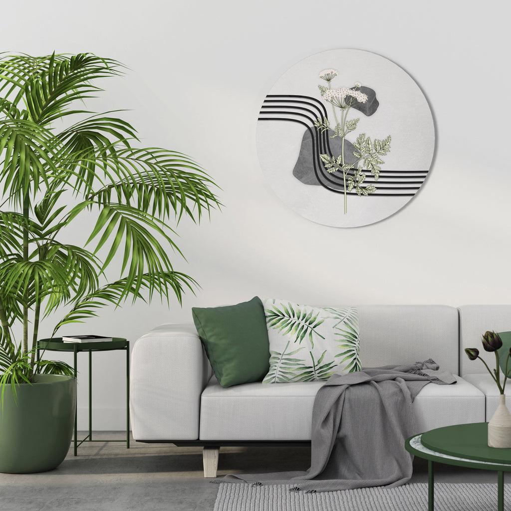 HERACLEUM ARRAY Round Wall Art