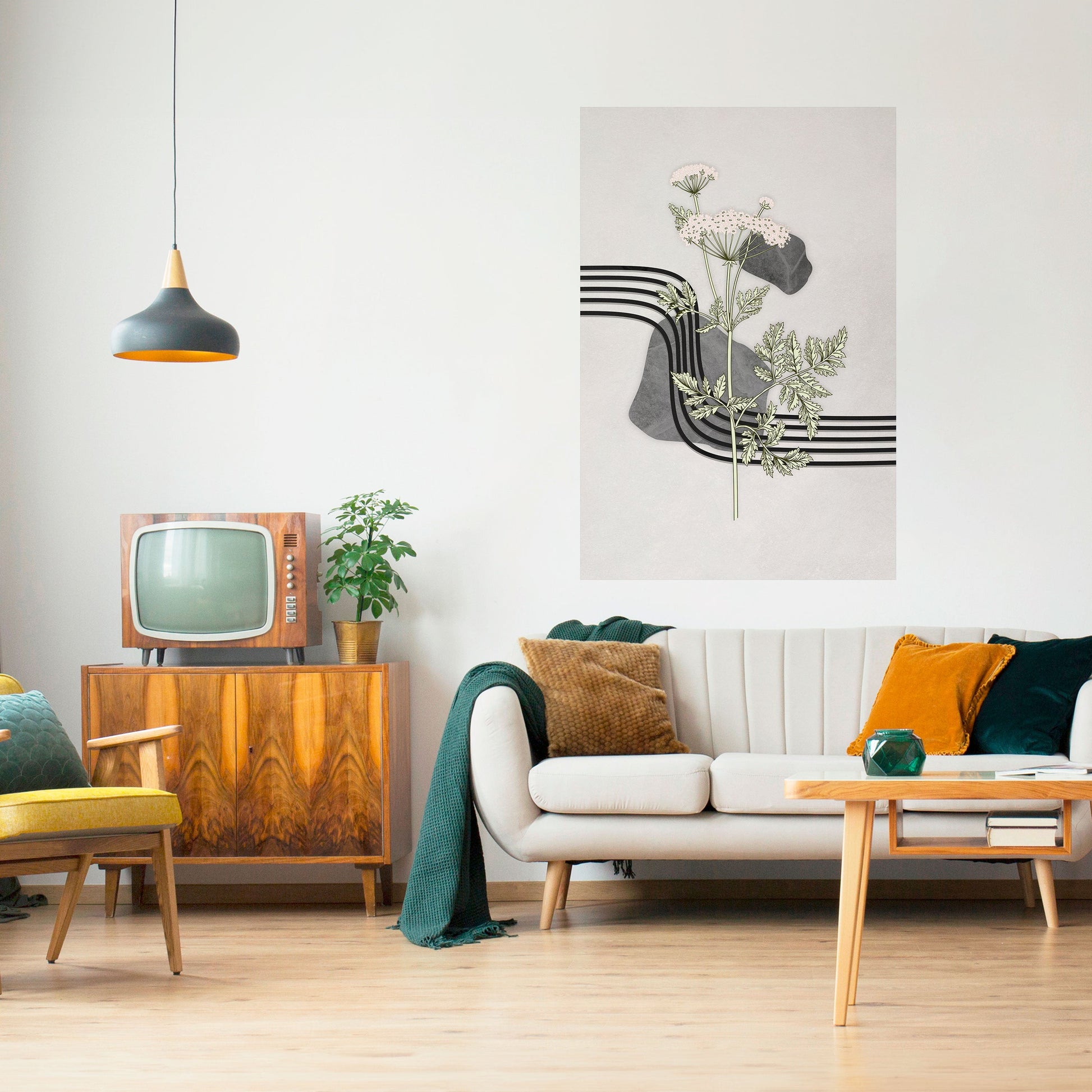 Affiche verticale autocollante HERACLEUM ARRAY