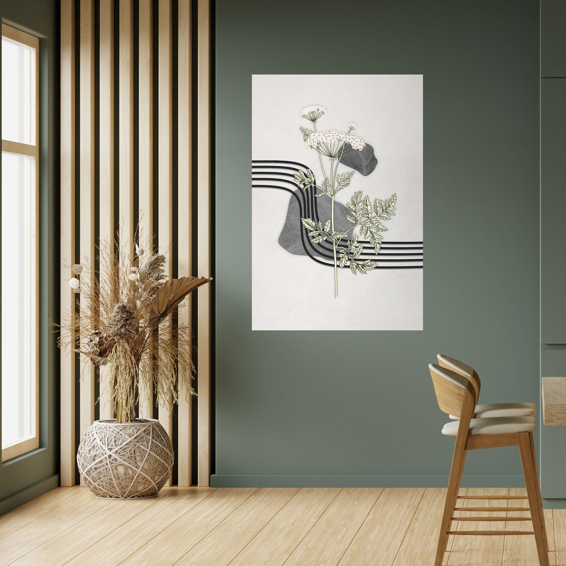 Affiche verticale autocollante HERACLEUM ARRAY