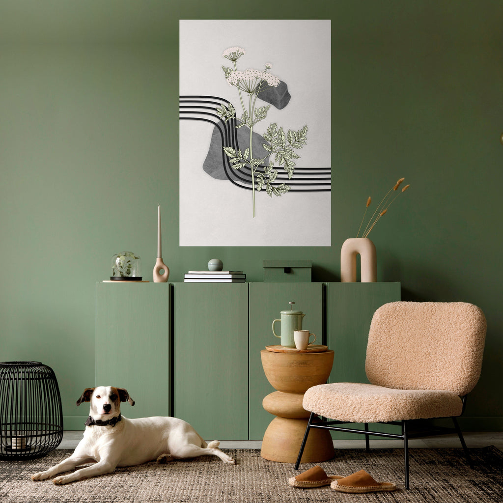 Affiche verticale autocollante HERACLEUM ARRAY