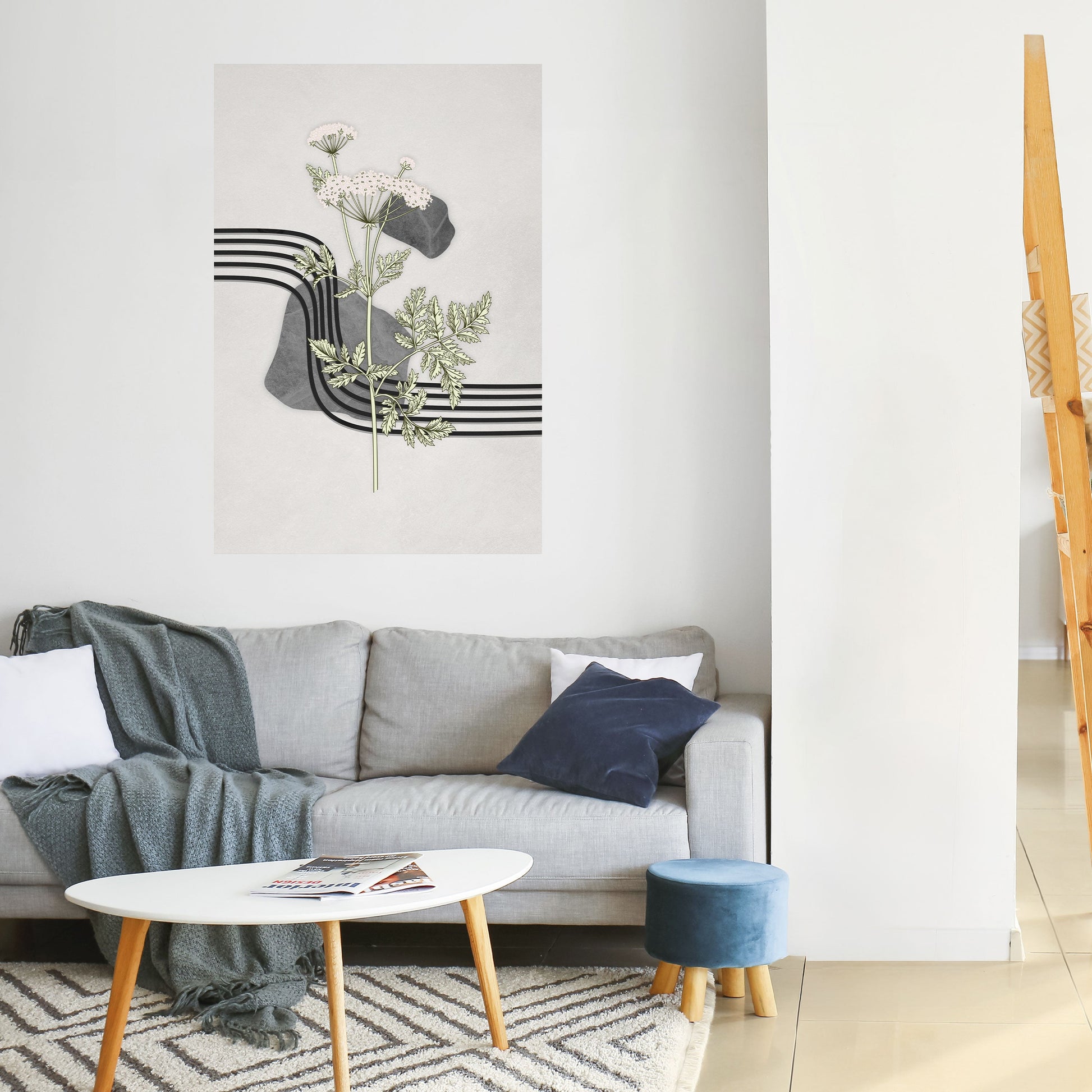 Affiche verticale autocollante HERACLEUM ARRAY