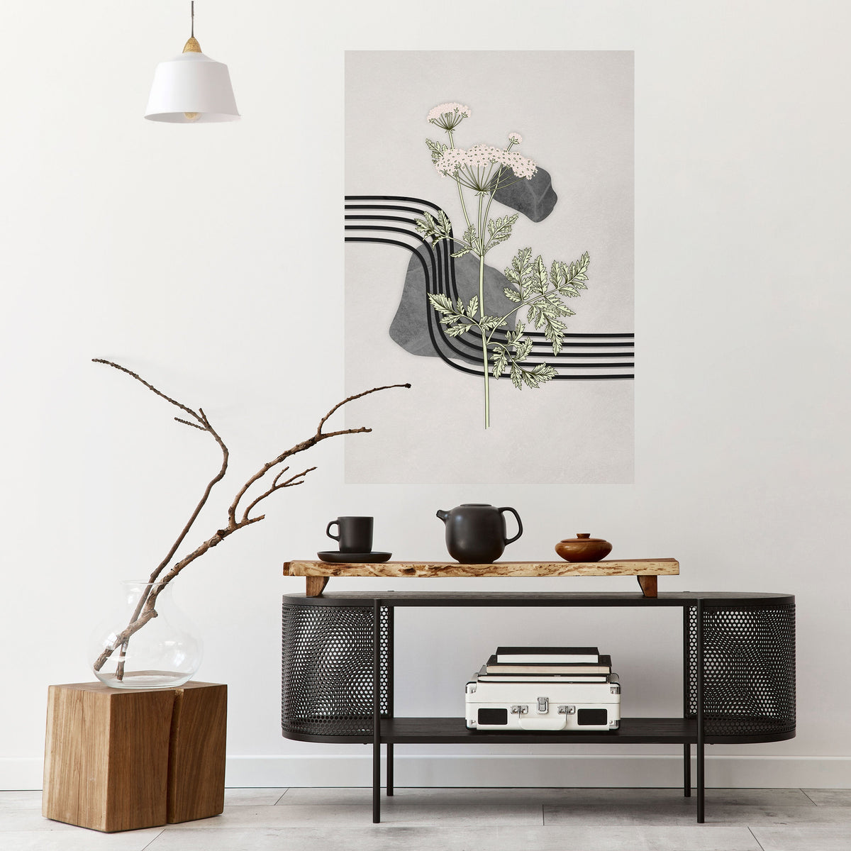 Affiche verticale autocollante HERACLEUM ARRAY