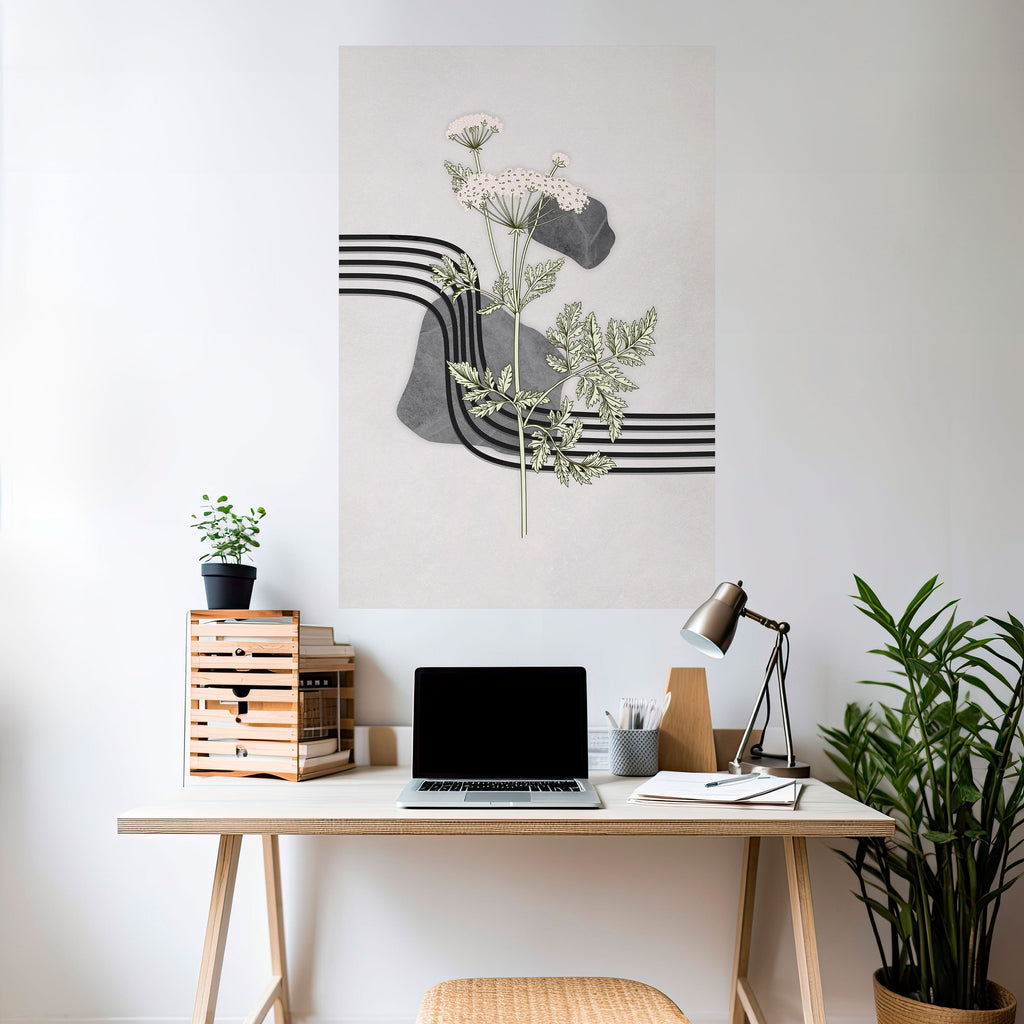Affiche verticale autocollante HERACLEUM ARRAY