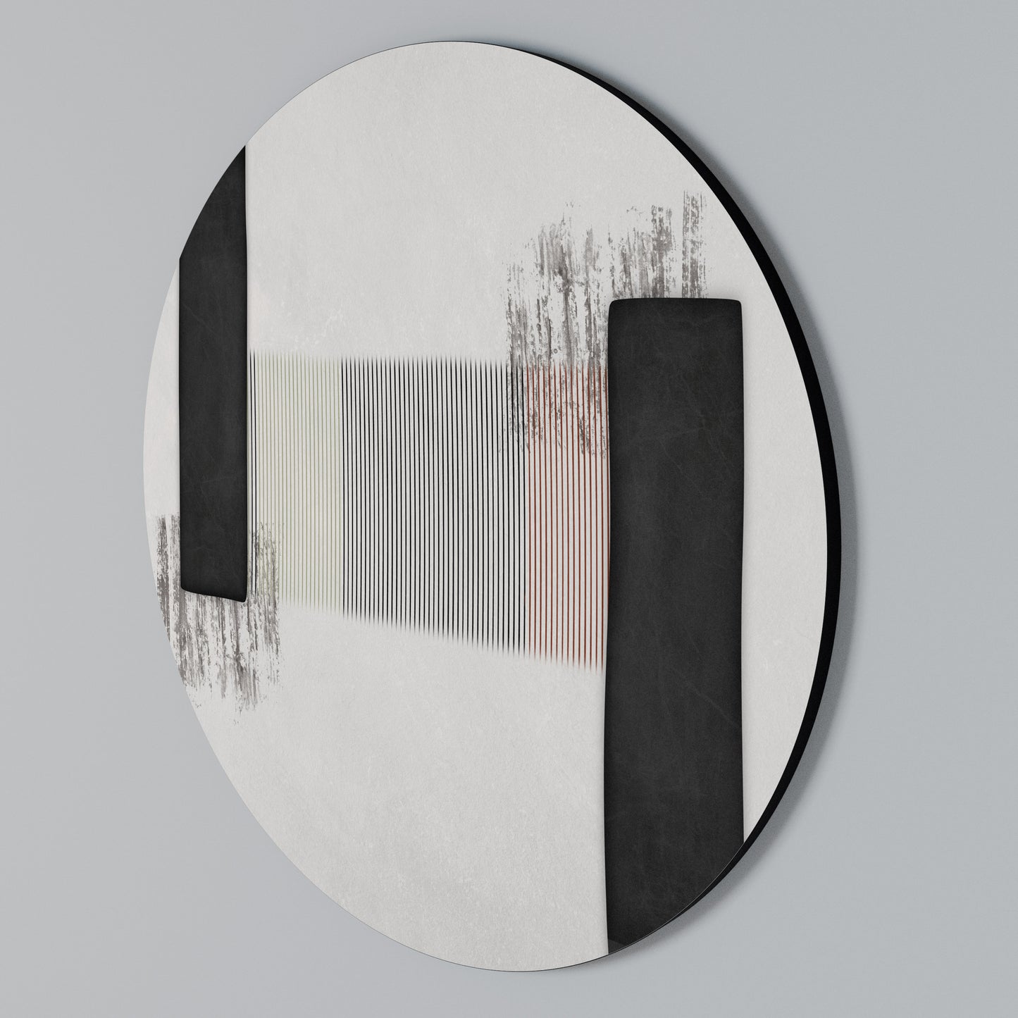 OBDYDIAN PRELUDE Round Wall Art