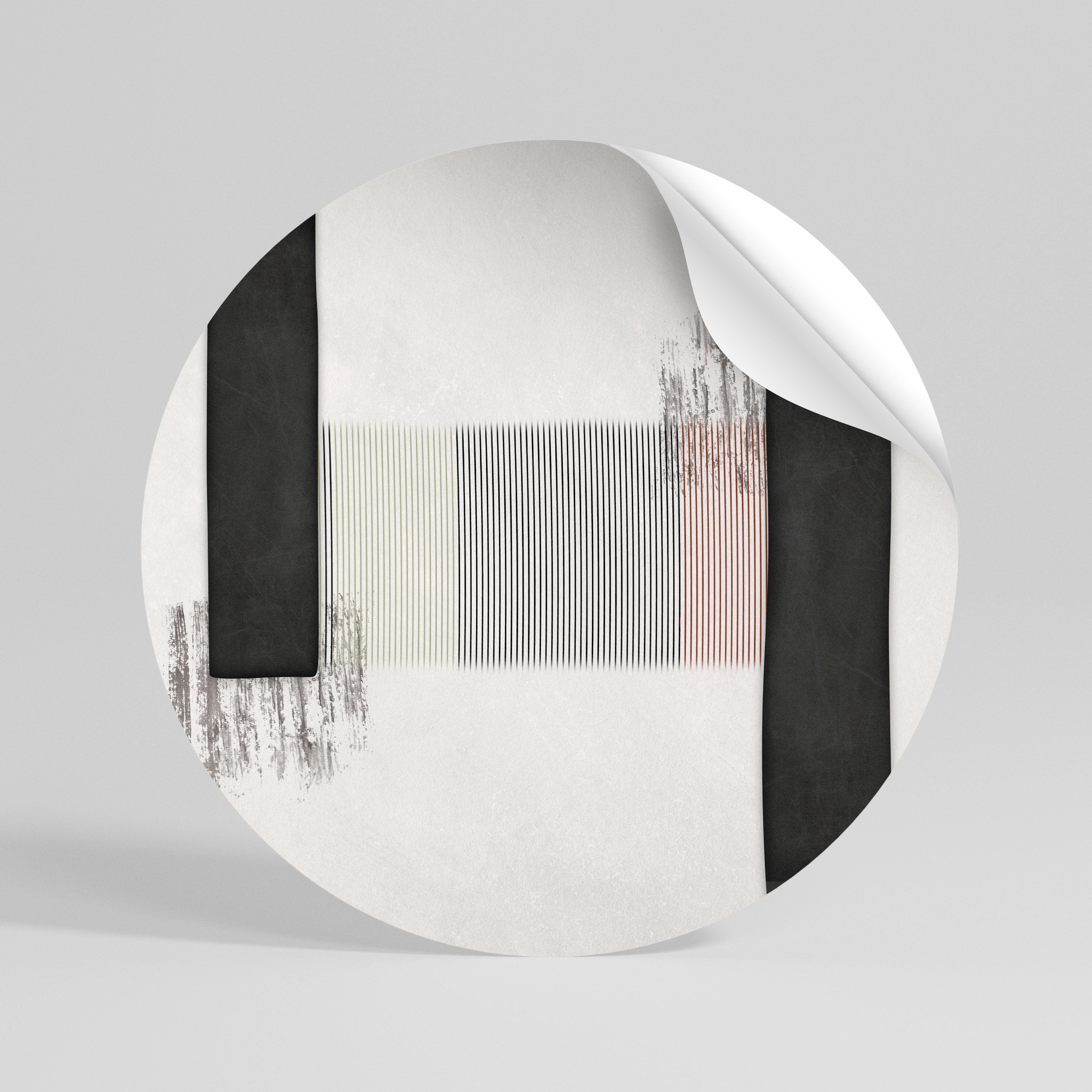 OBDYDIAN PRELUDE Peel and Stick Round Sticker