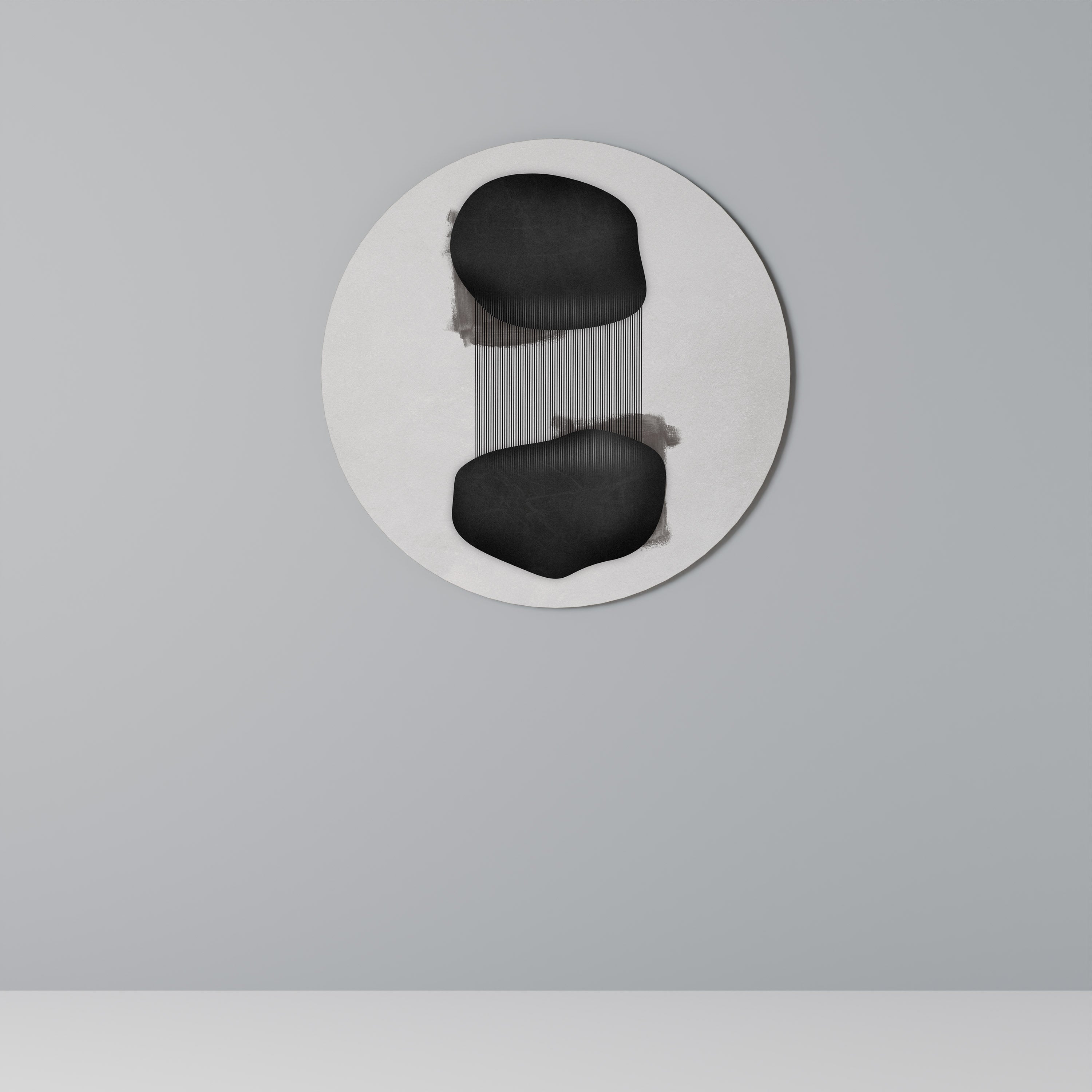 Décoration murale ronde BLACK OVERTURE