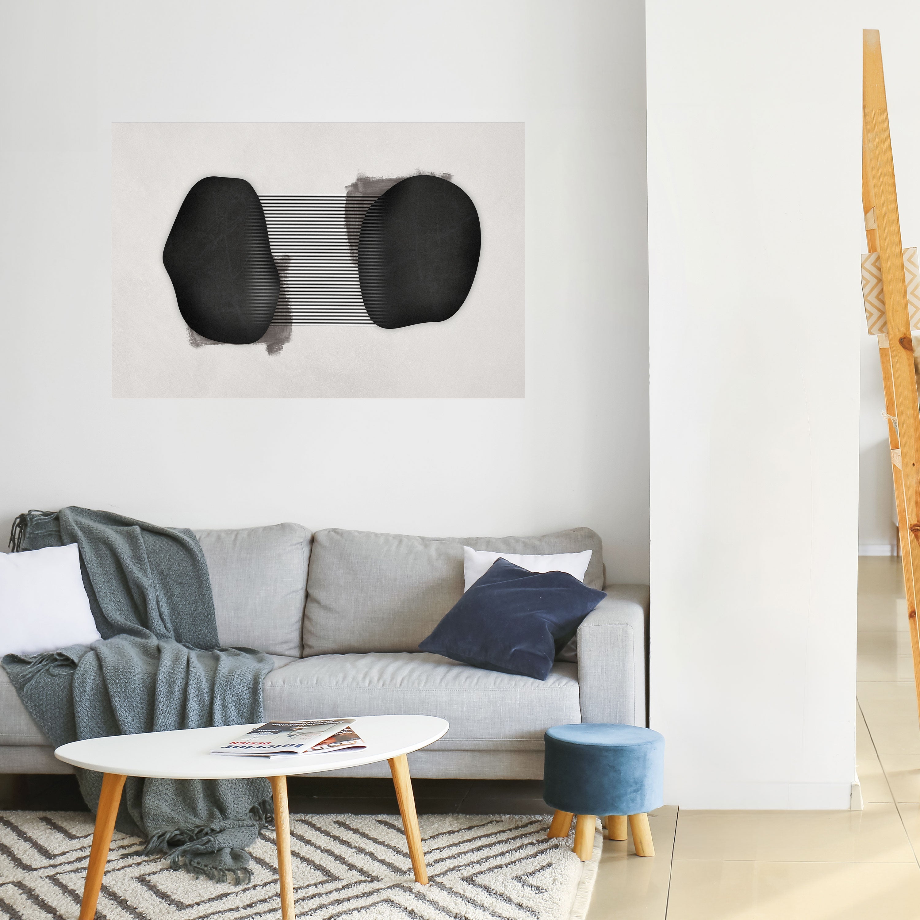 Affiche horizontale autocollante BLACK OVERTURE