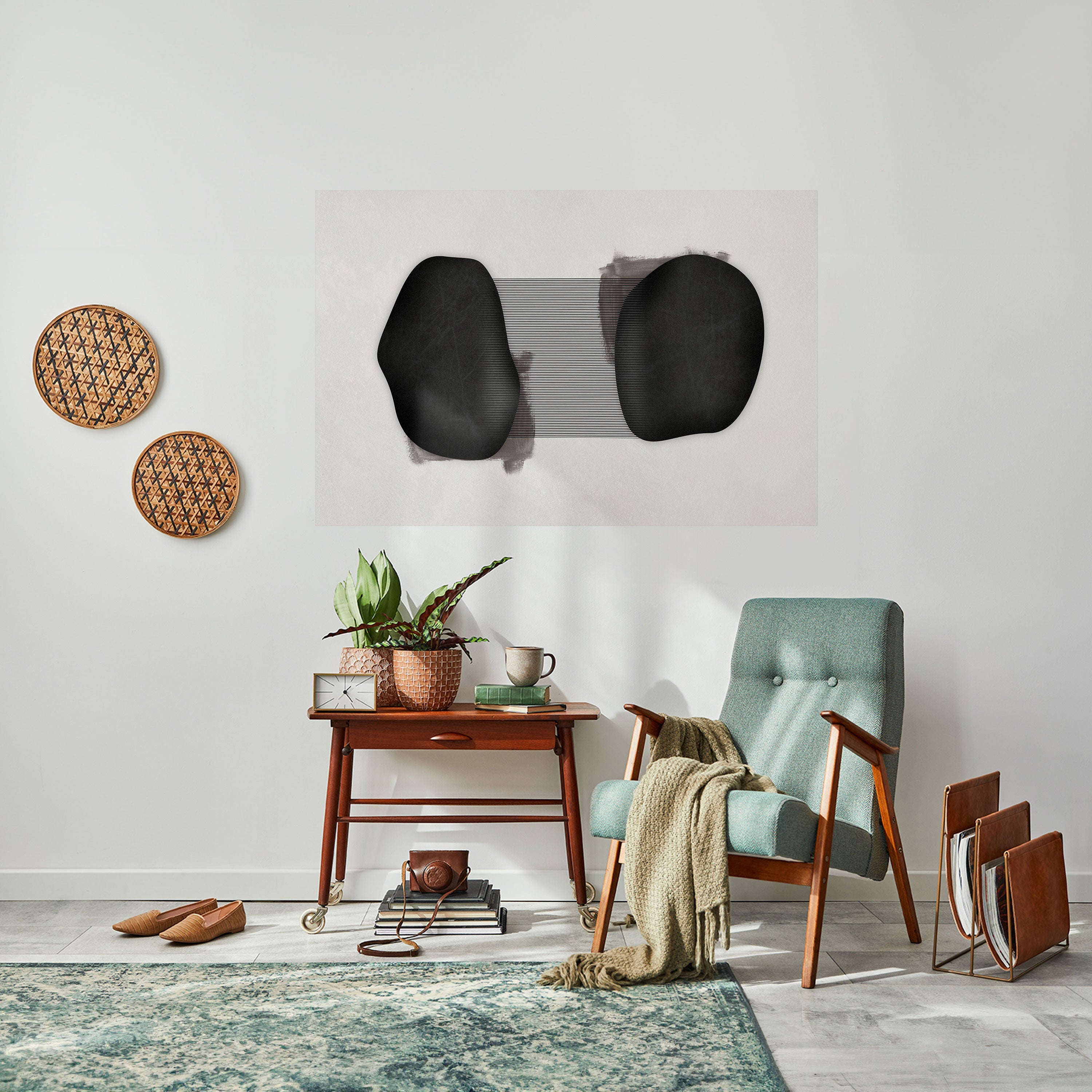 Affiche horizontale autocollante BLACK OVERTURE