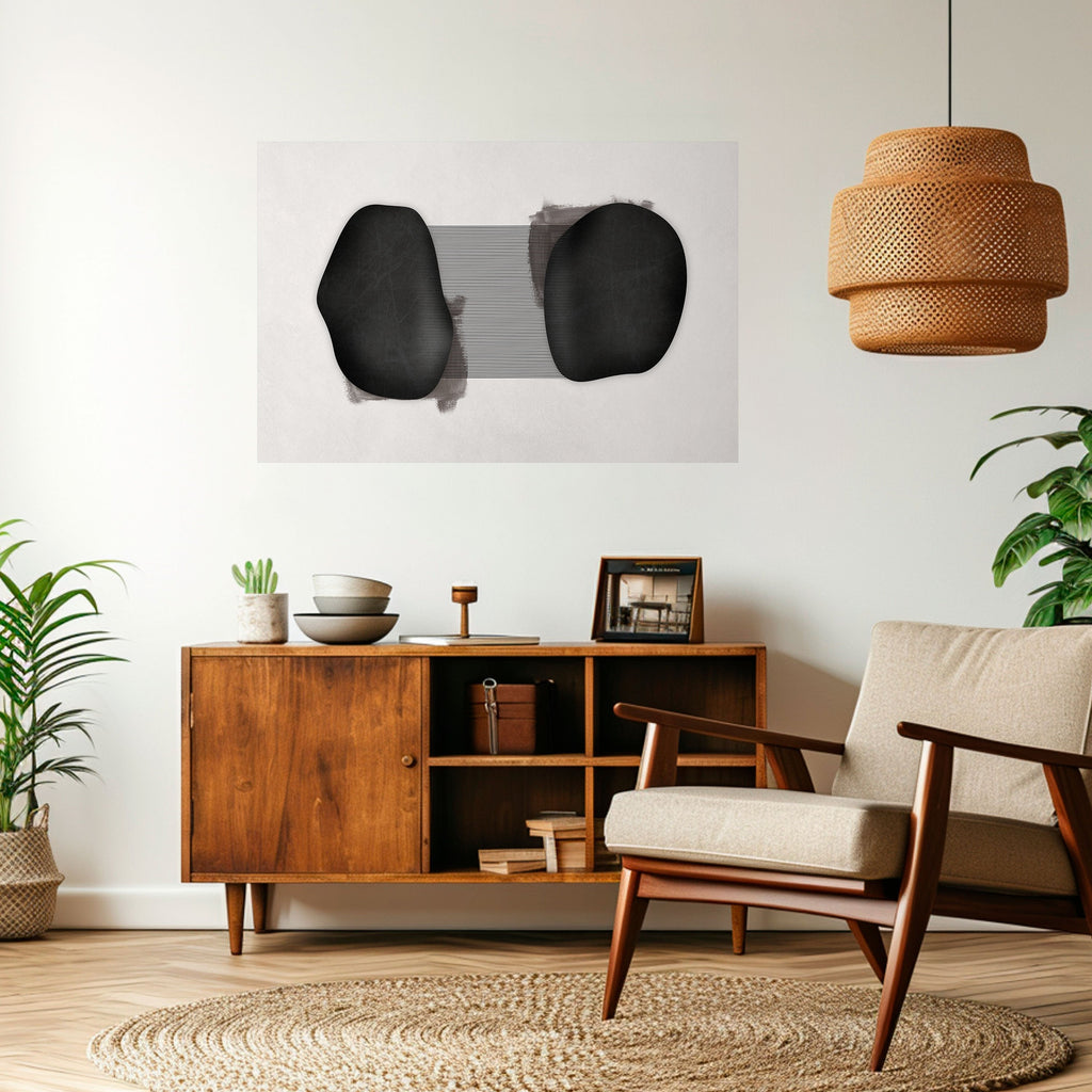 Affiche horizontale autocollante BLACK OVERTURE