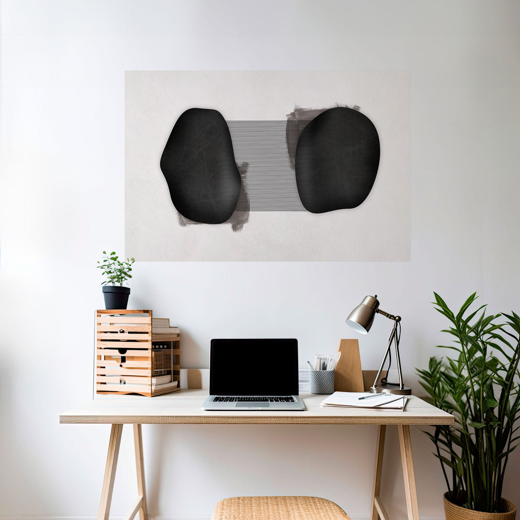 Affiche horizontale autocollante BLACK OVERTURE