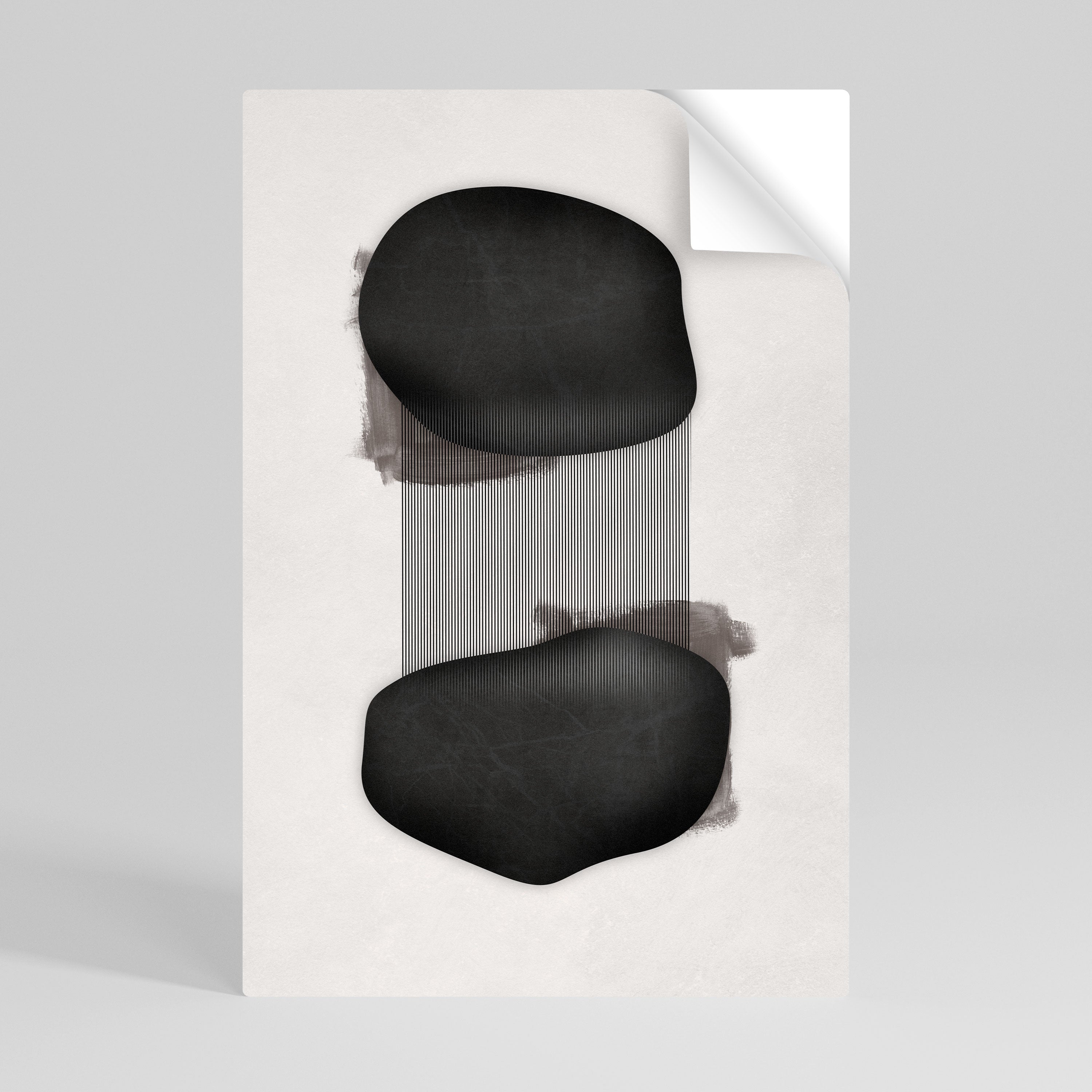 Affiche verticale autocollante BLACK OVERTURE