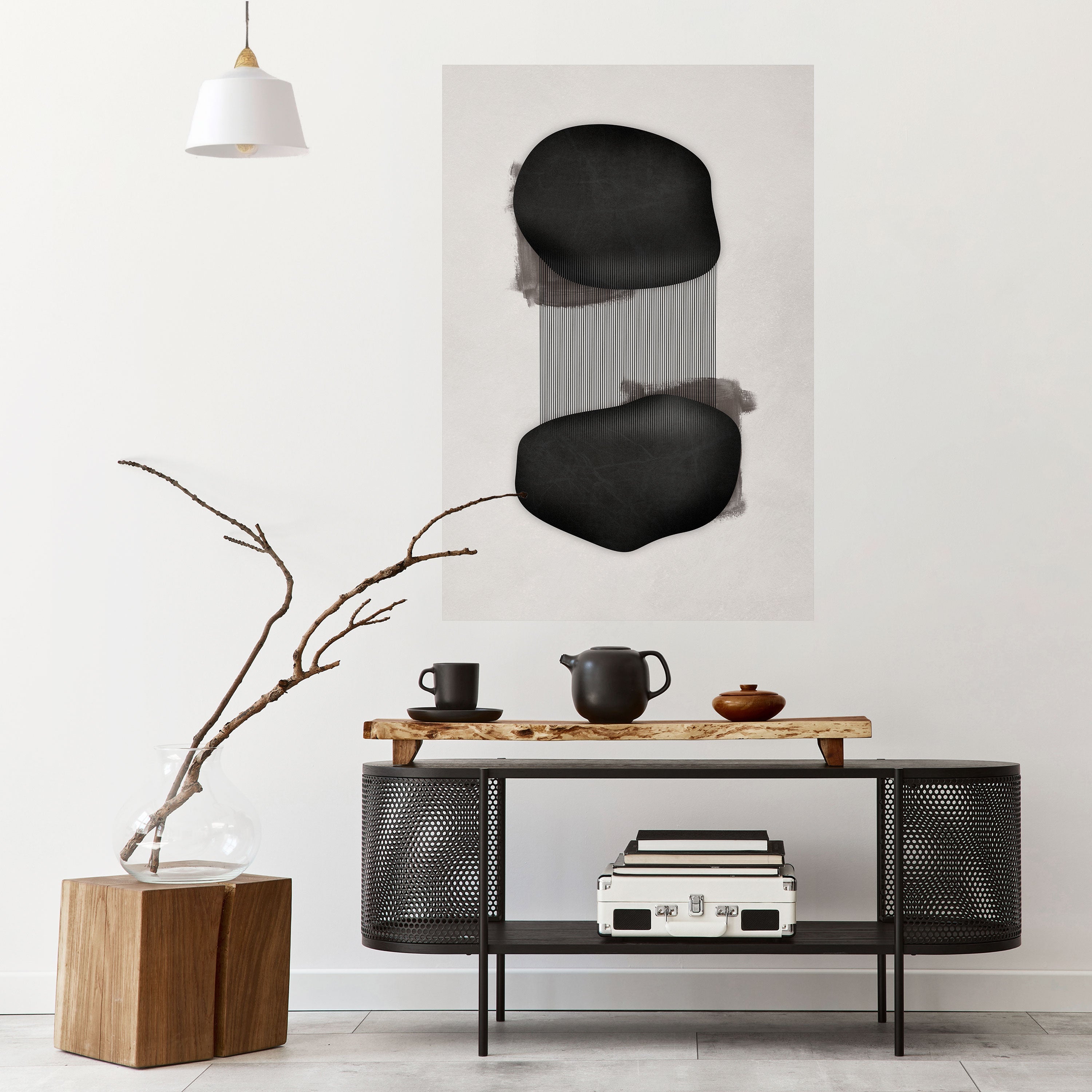 Affiche verticale autocollante BLACK OVERTURE