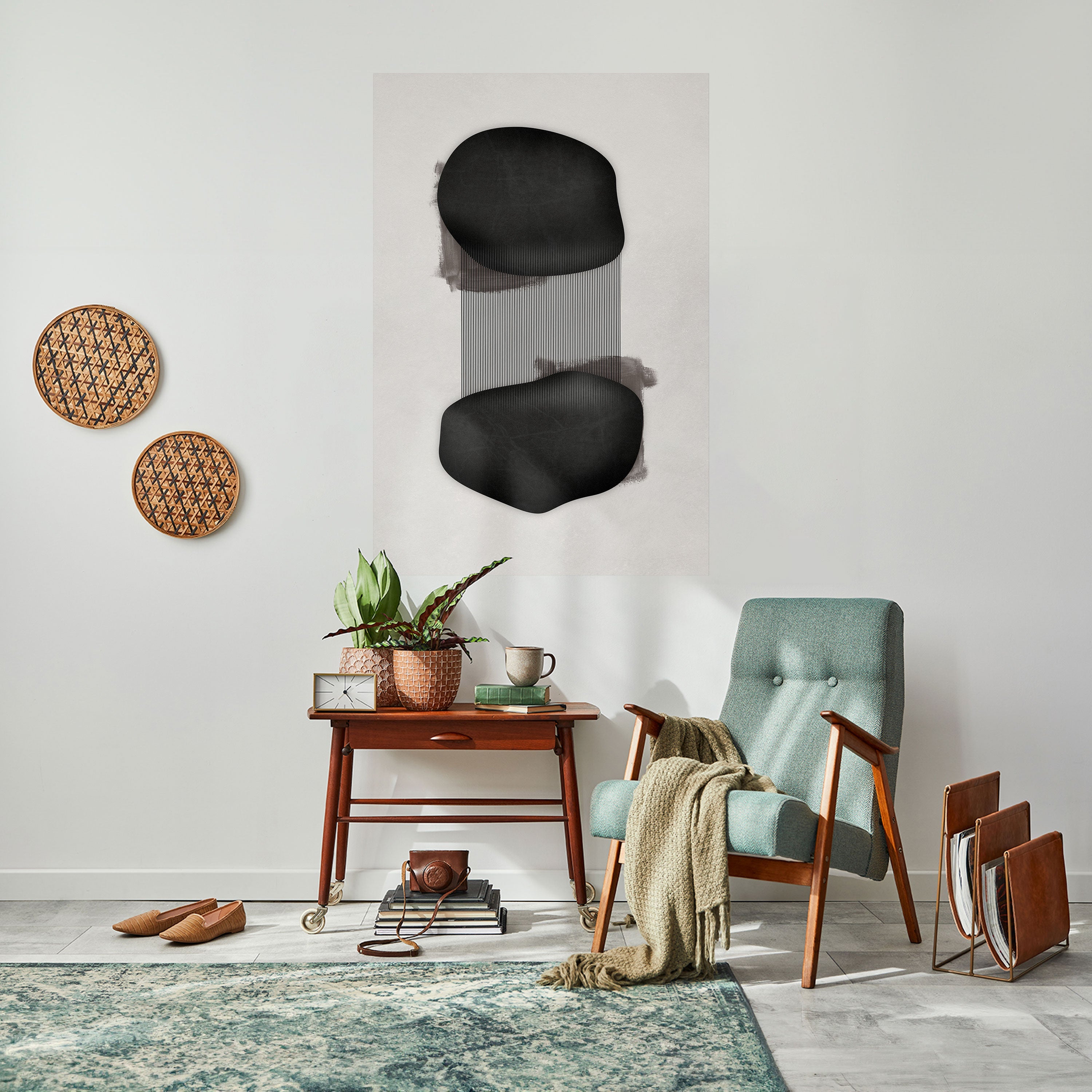 Affiche verticale autocollante BLACK OVERTURE