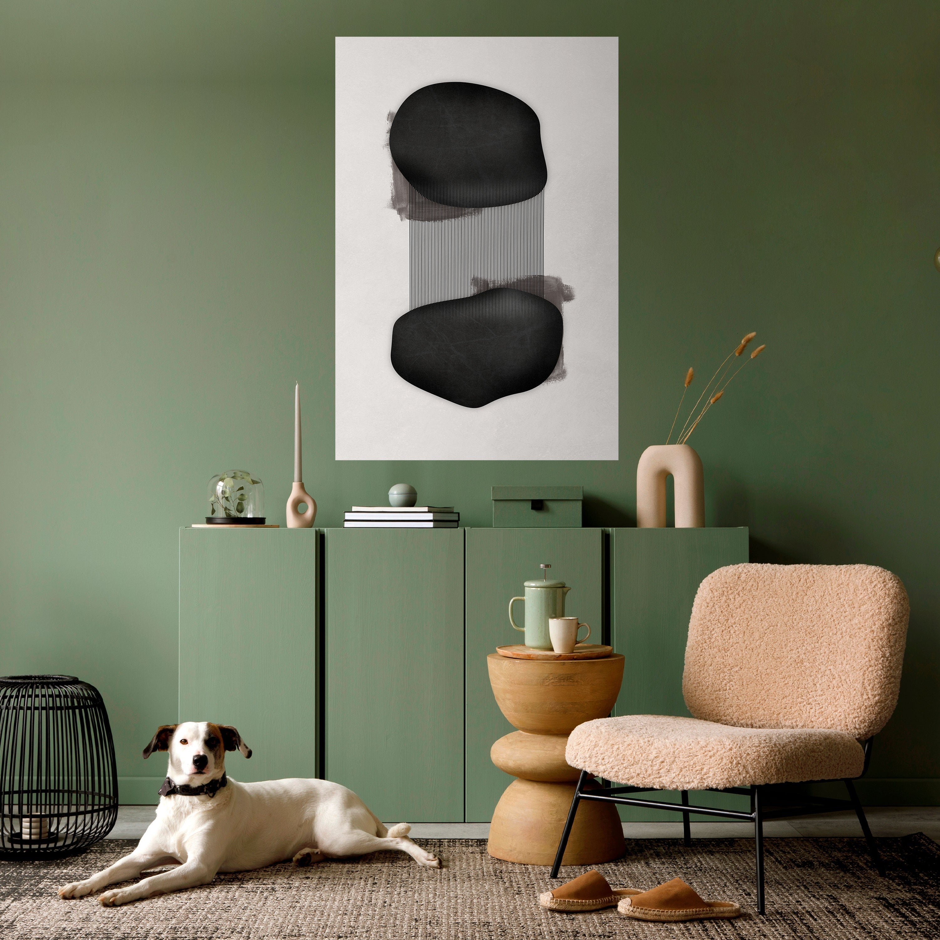 Affiche verticale autocollante BLACK OVERTURE