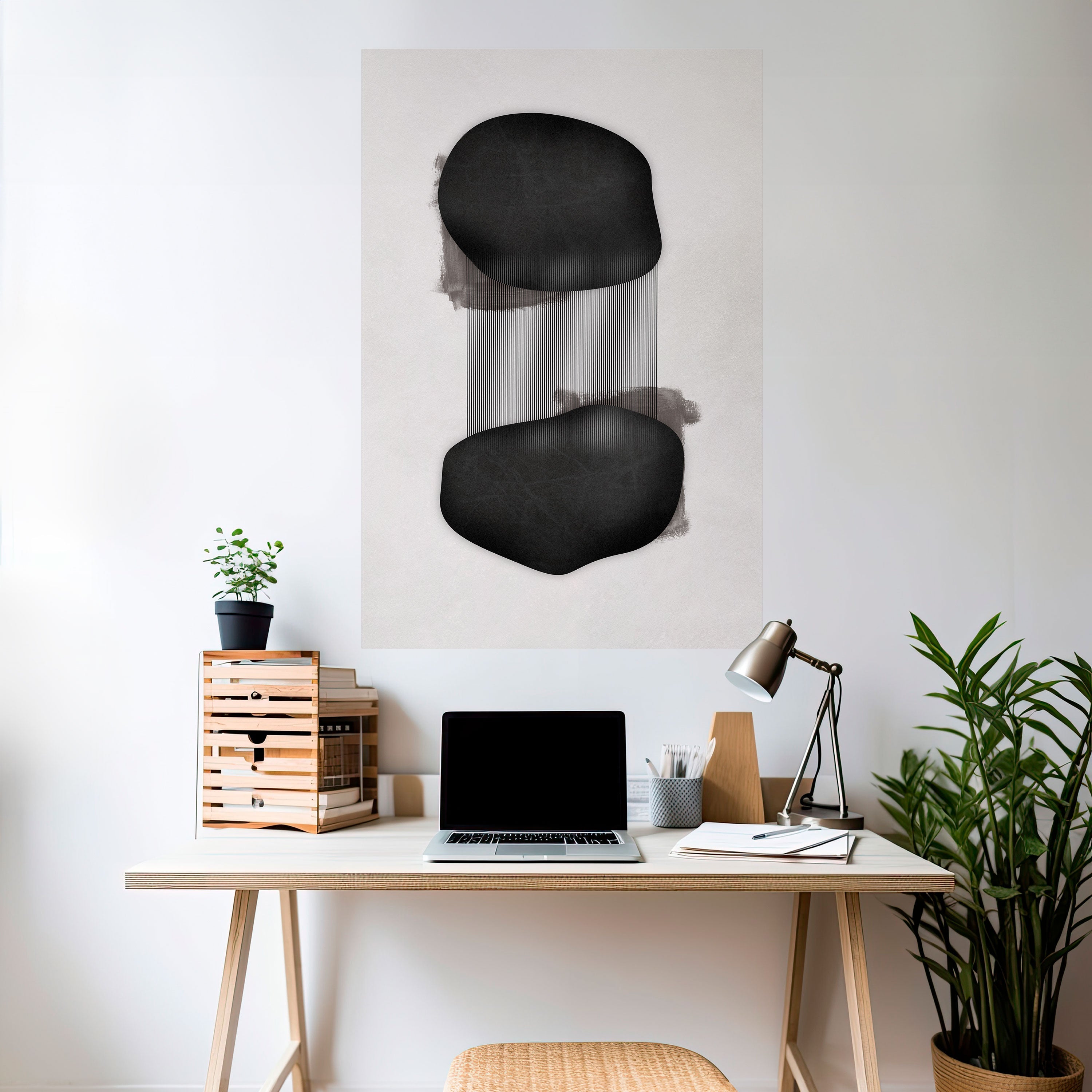 Affiche verticale autocollante BLACK OVERTURE