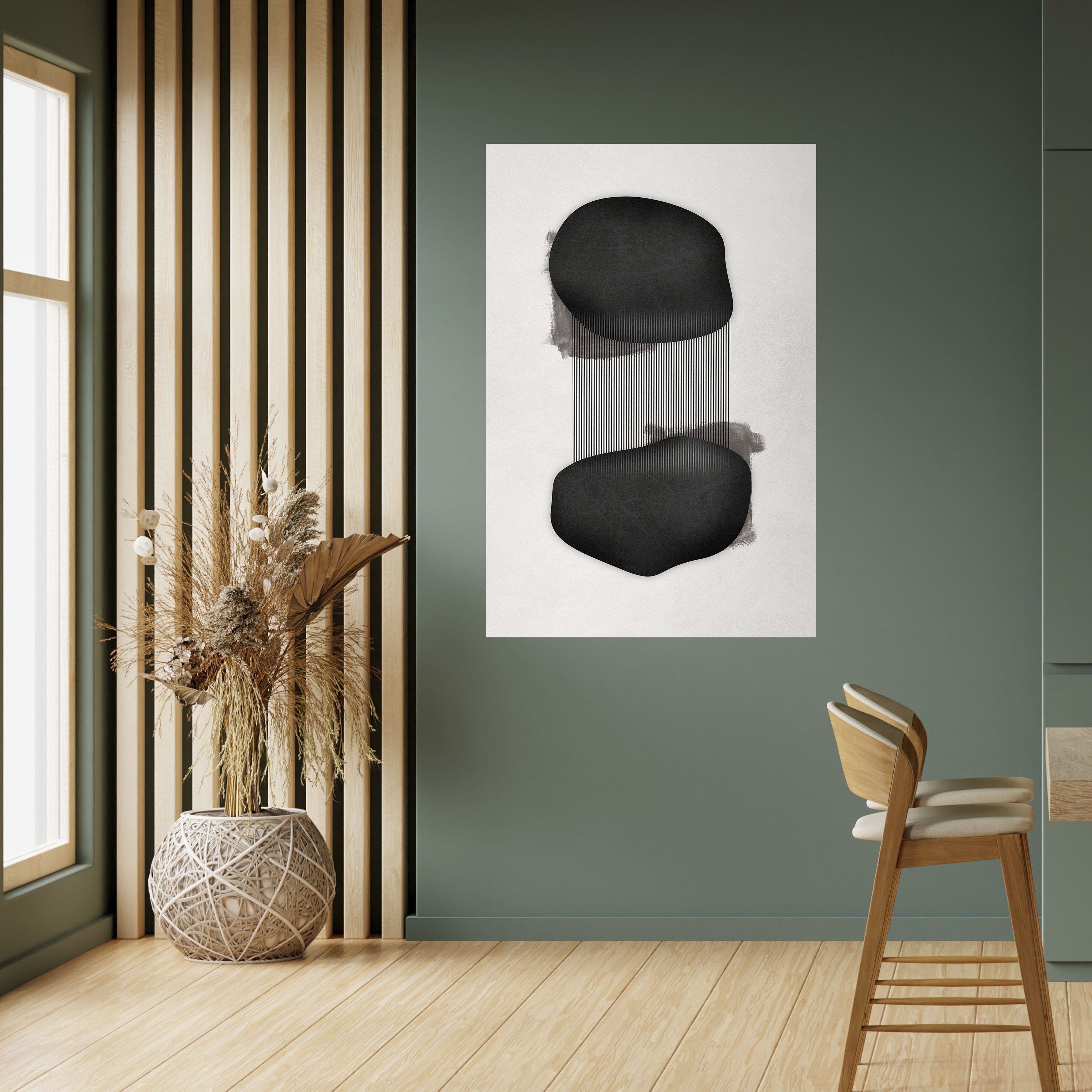 Affiche verticale autocollante BLACK OVERTURE