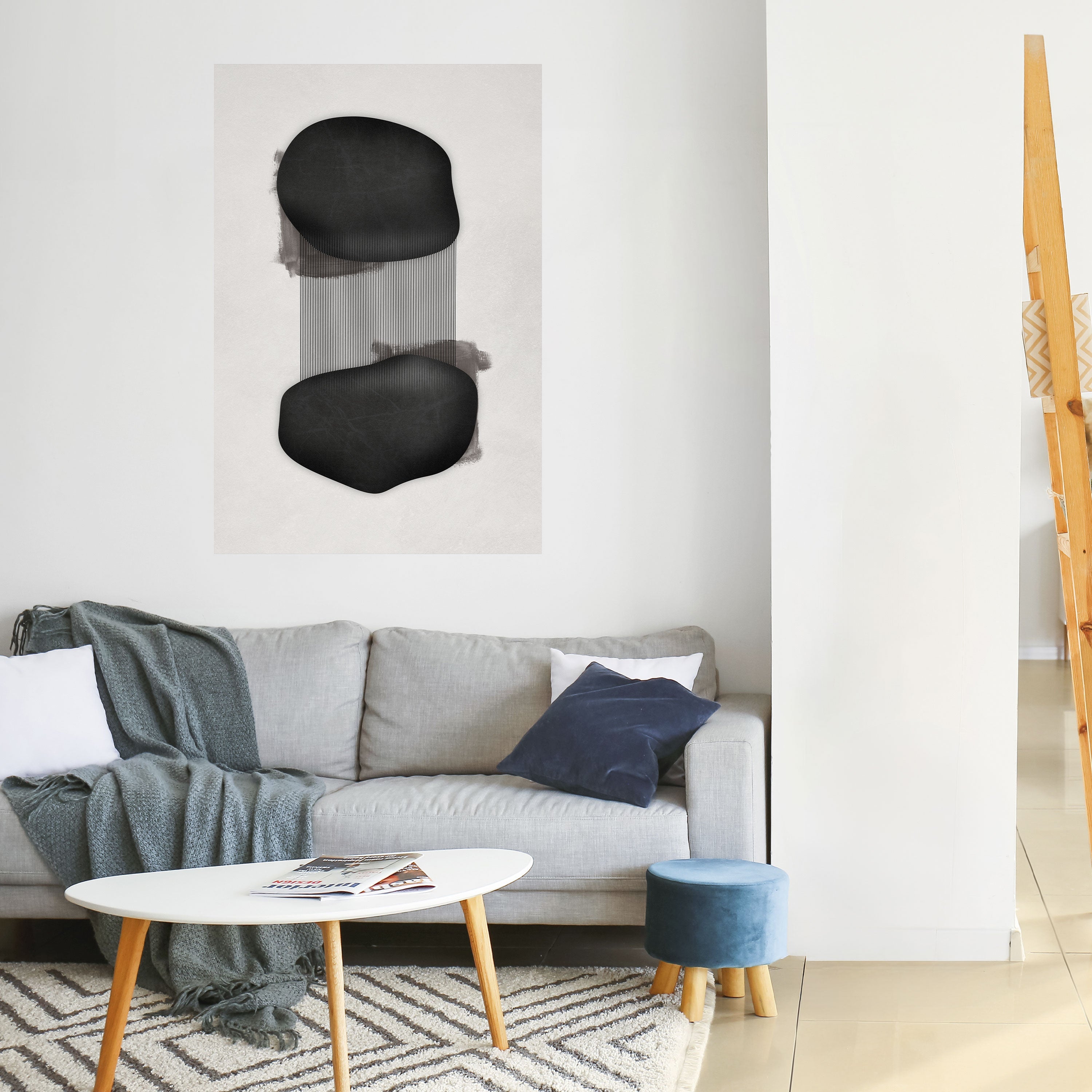 Affiche verticale autocollante BLACK OVERTURE