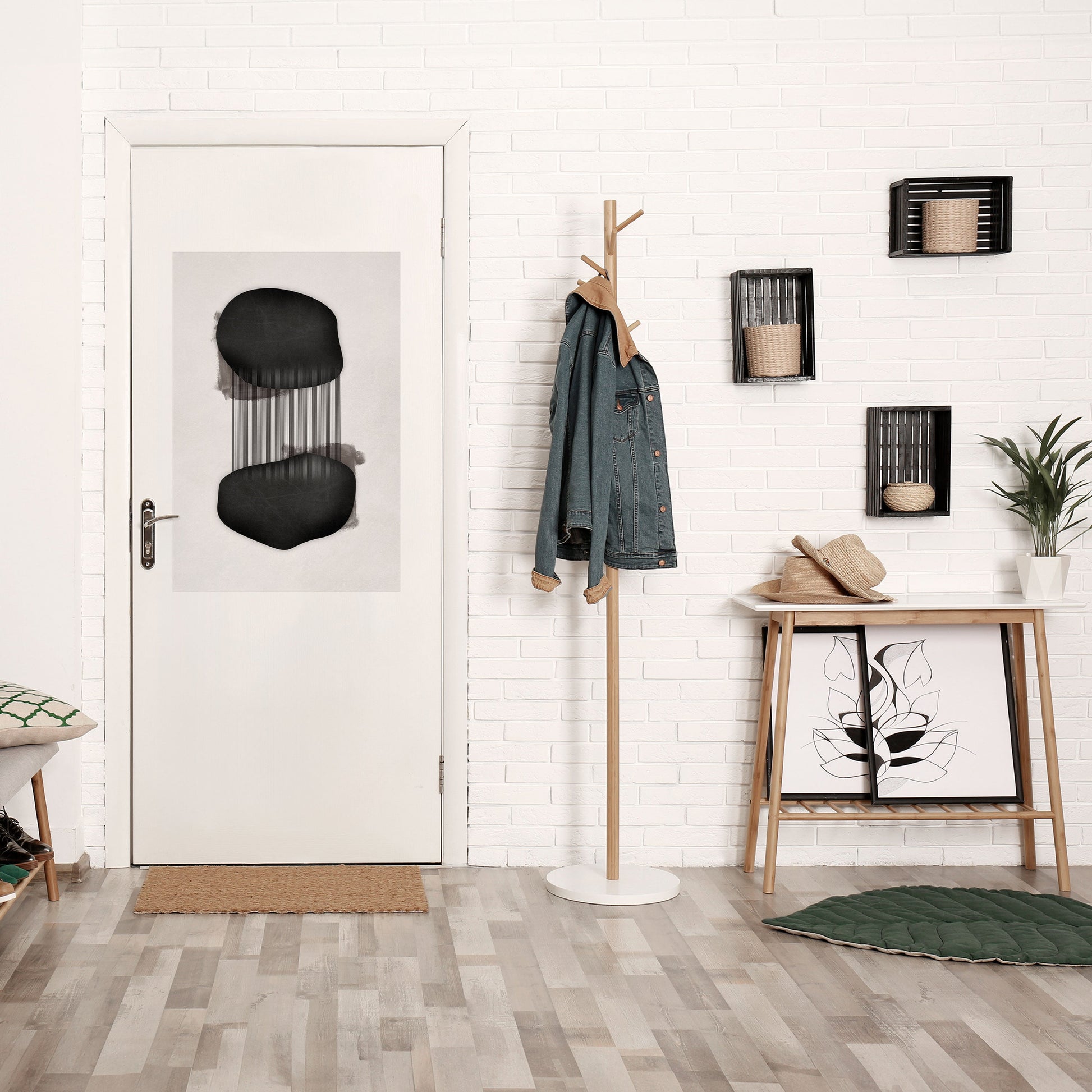 Affiche verticale autocollante BLACK OVERTURE