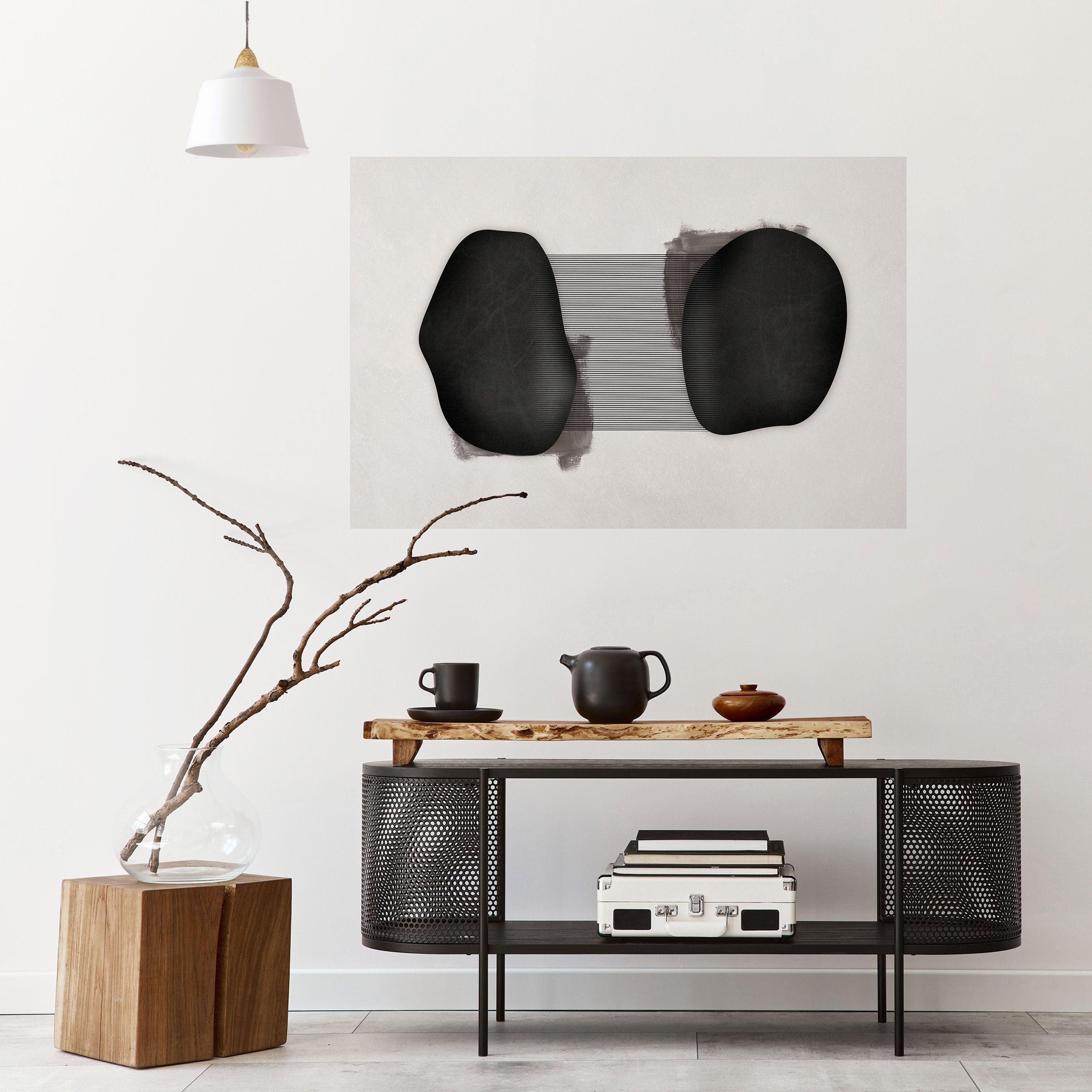 Affiche horizontale autocollante BLACK OVERTURE