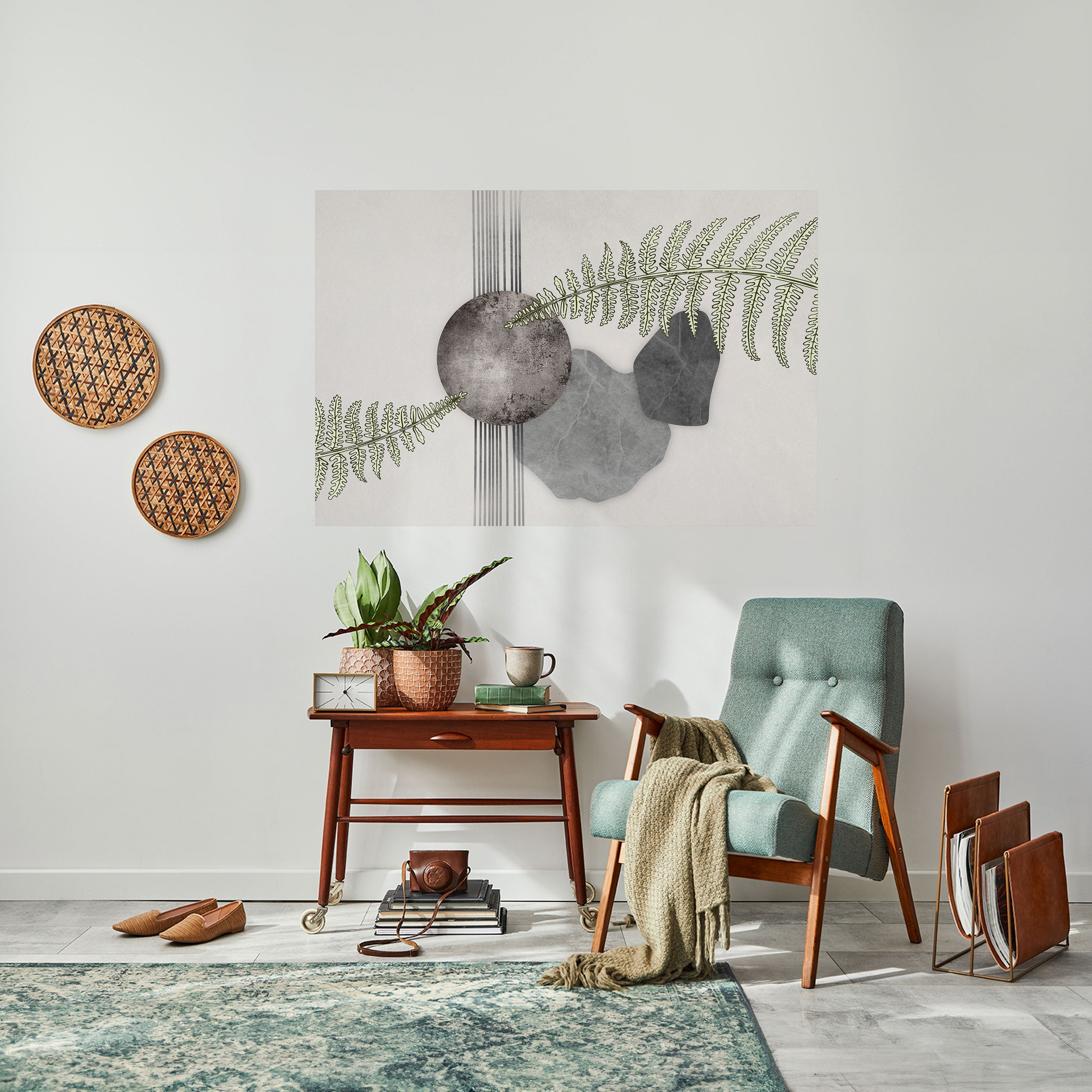 Affiche horizontale autocollante FERN MELANCHOLY