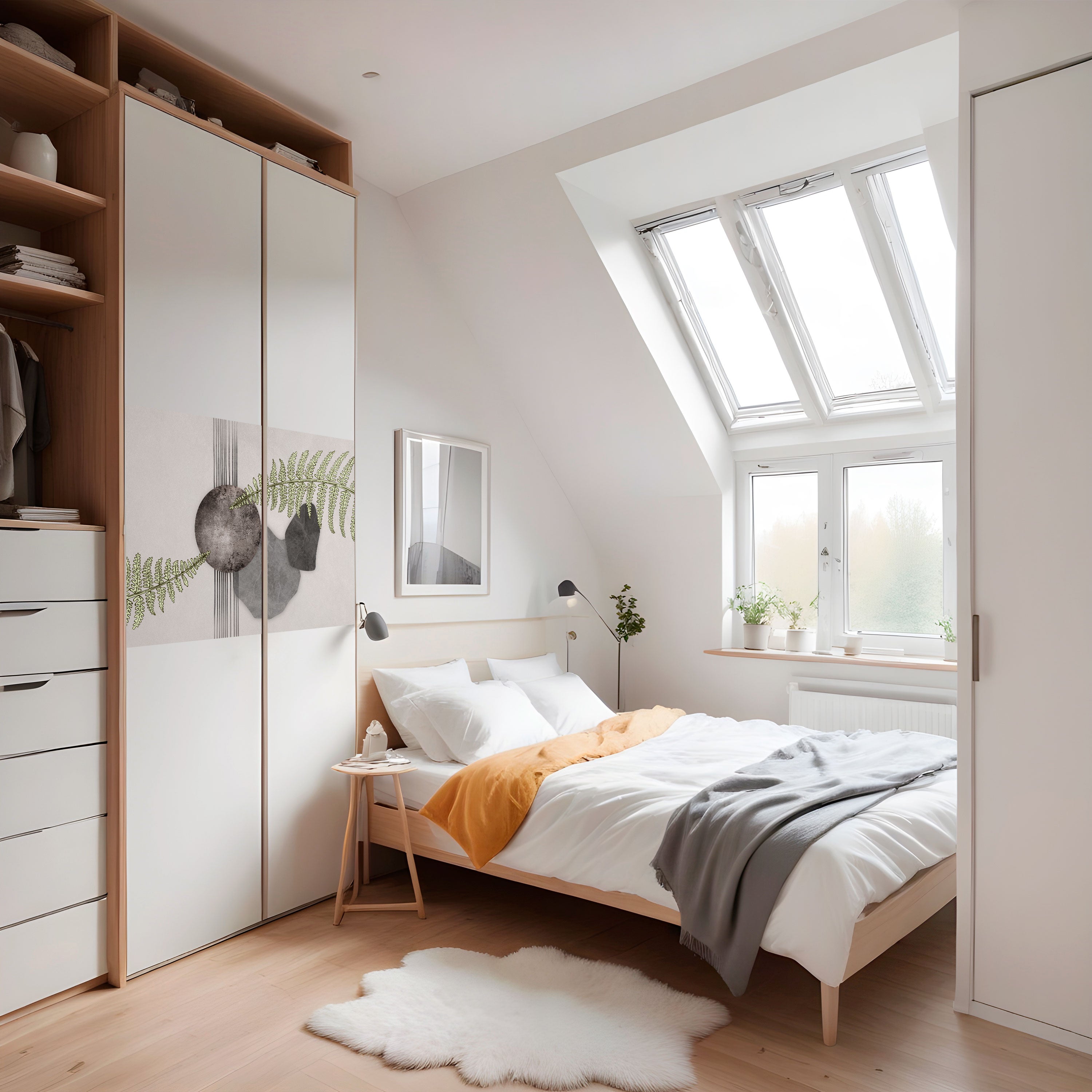 Affiche horizontale autocollante FERN MELANCHOLY