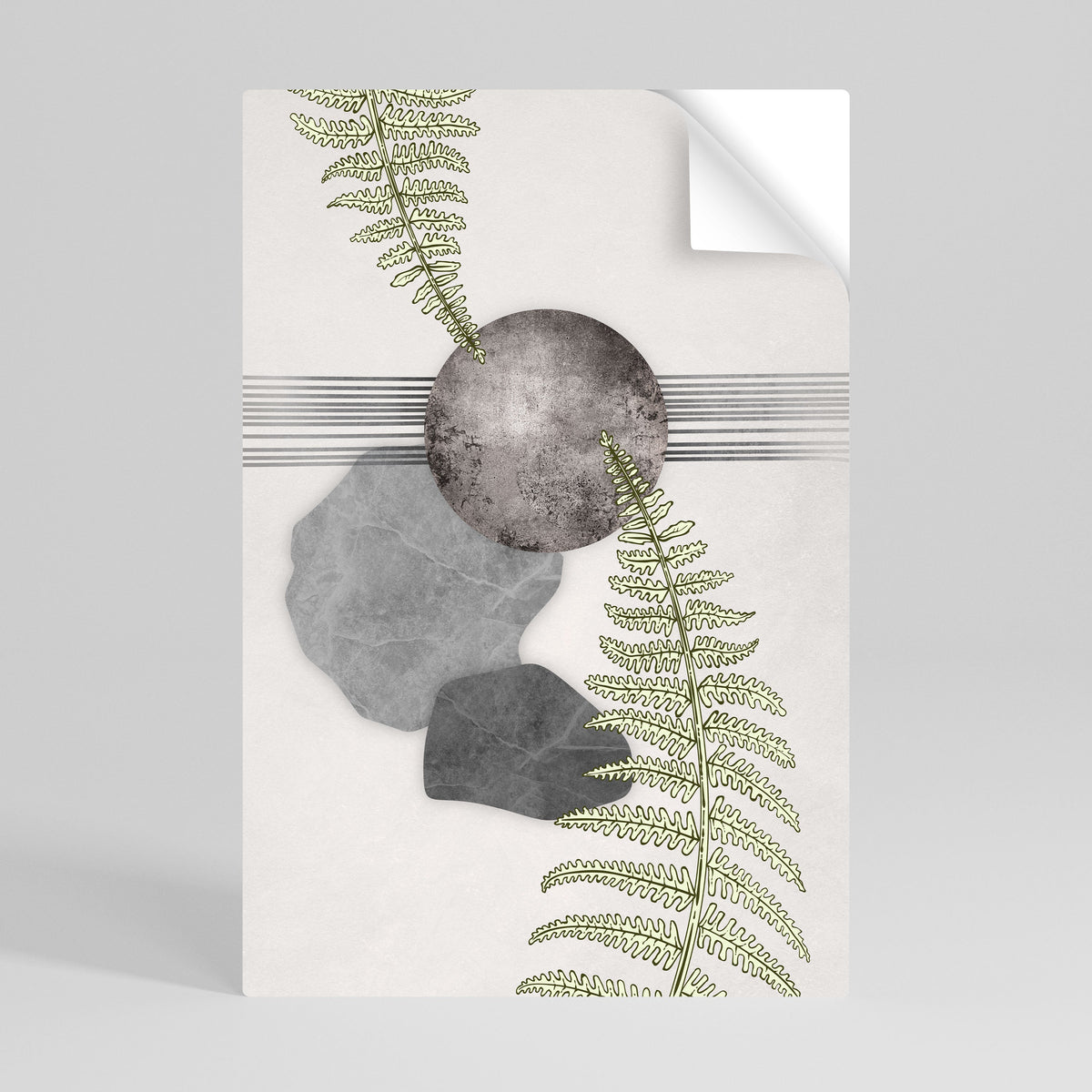 Affiche verticale autocollante FERN MELANCHOLY