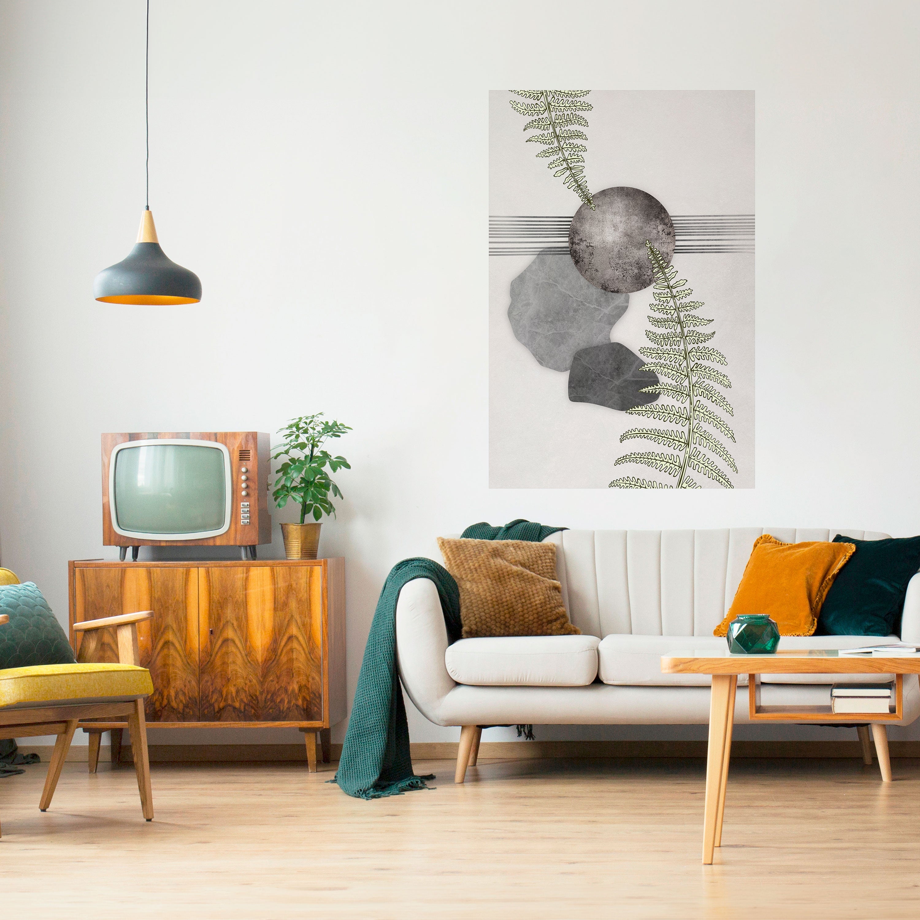 Affiche verticale autocollante FERN MELANCHOLY