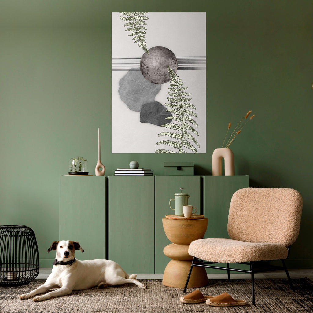 FERN MELANCHOLY Peel and Stick Vertical Poster