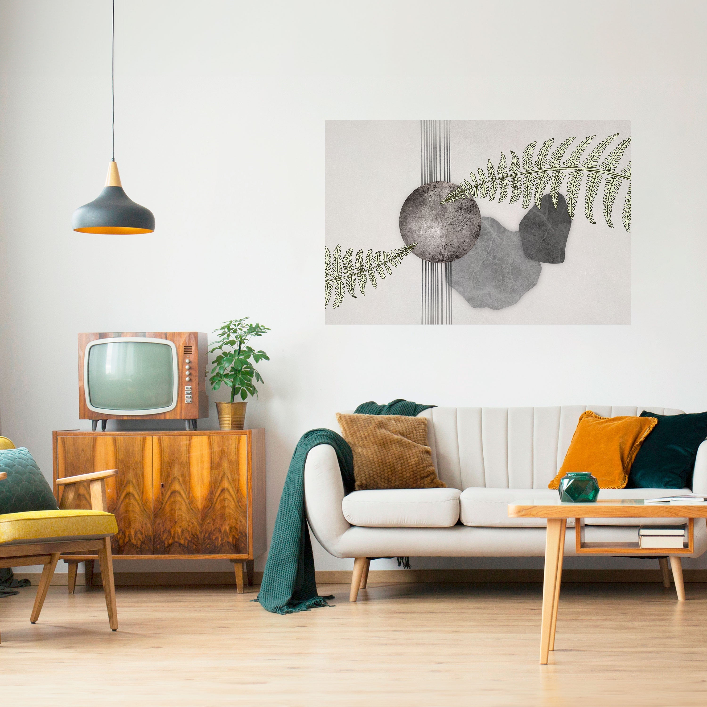 Affiche horizontale autocollante FERN MELANCHOLY