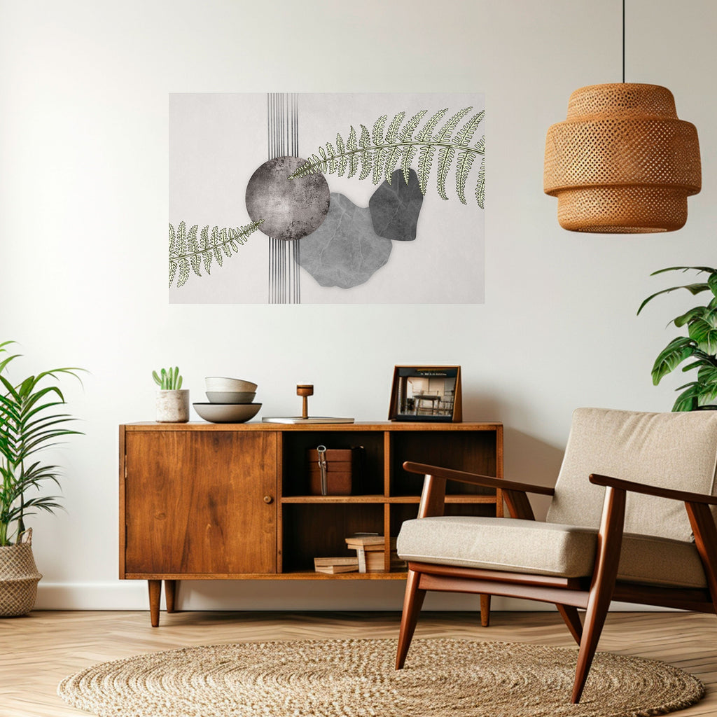 Affiche horizontale autocollante FERN MELANCHOLY