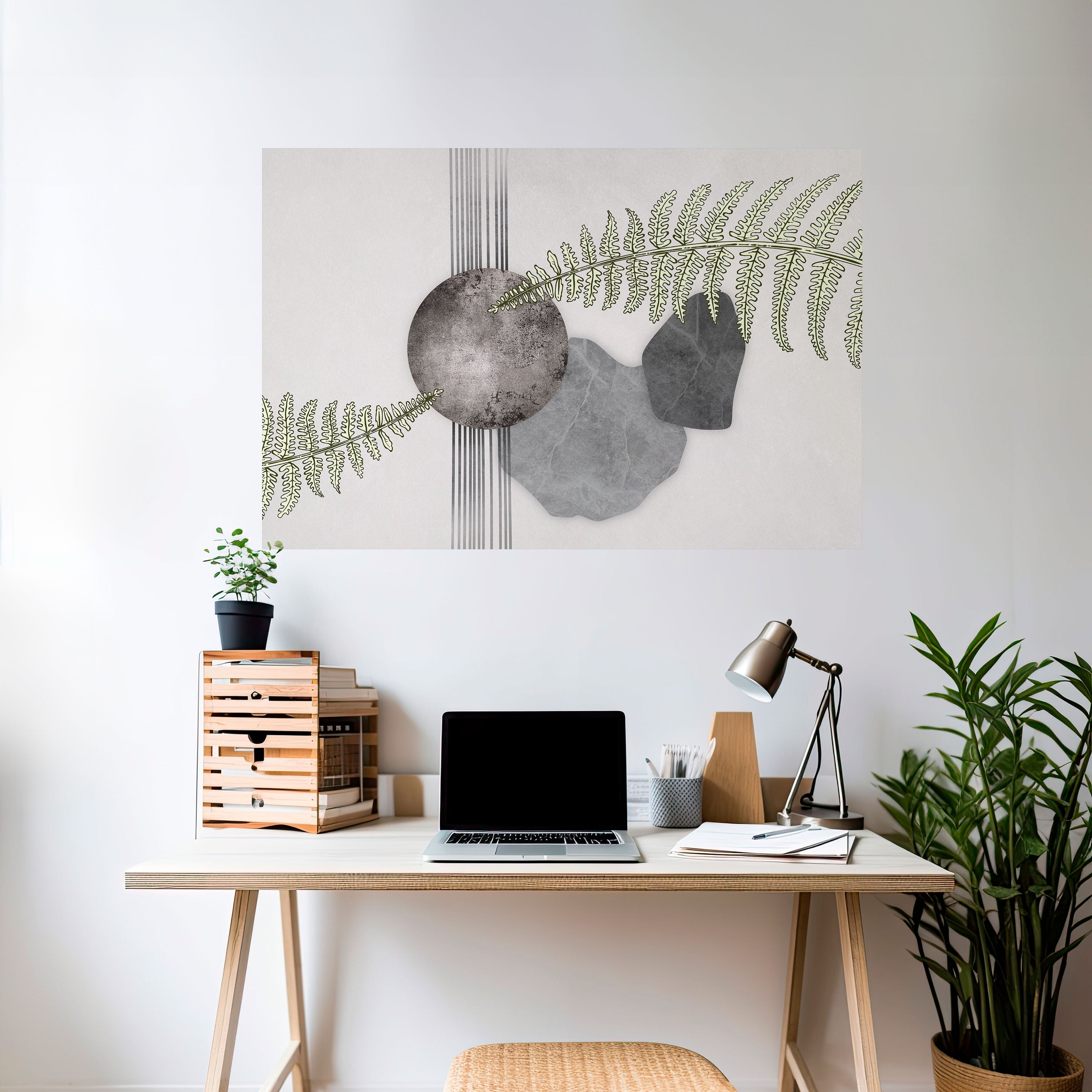 Affiche horizontale autocollante FERN MELANCHOLY