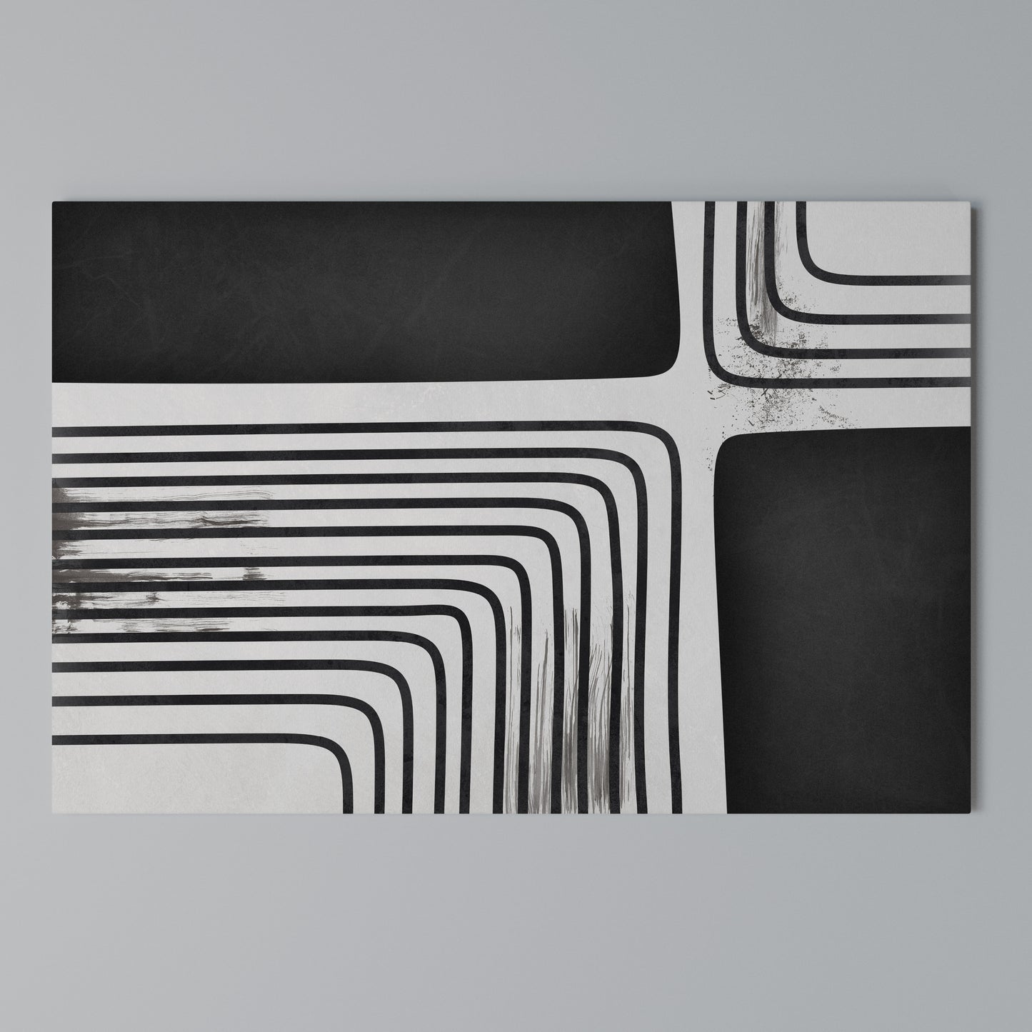 DARKSIDE OF THE LINE Horizontal Canvas Print