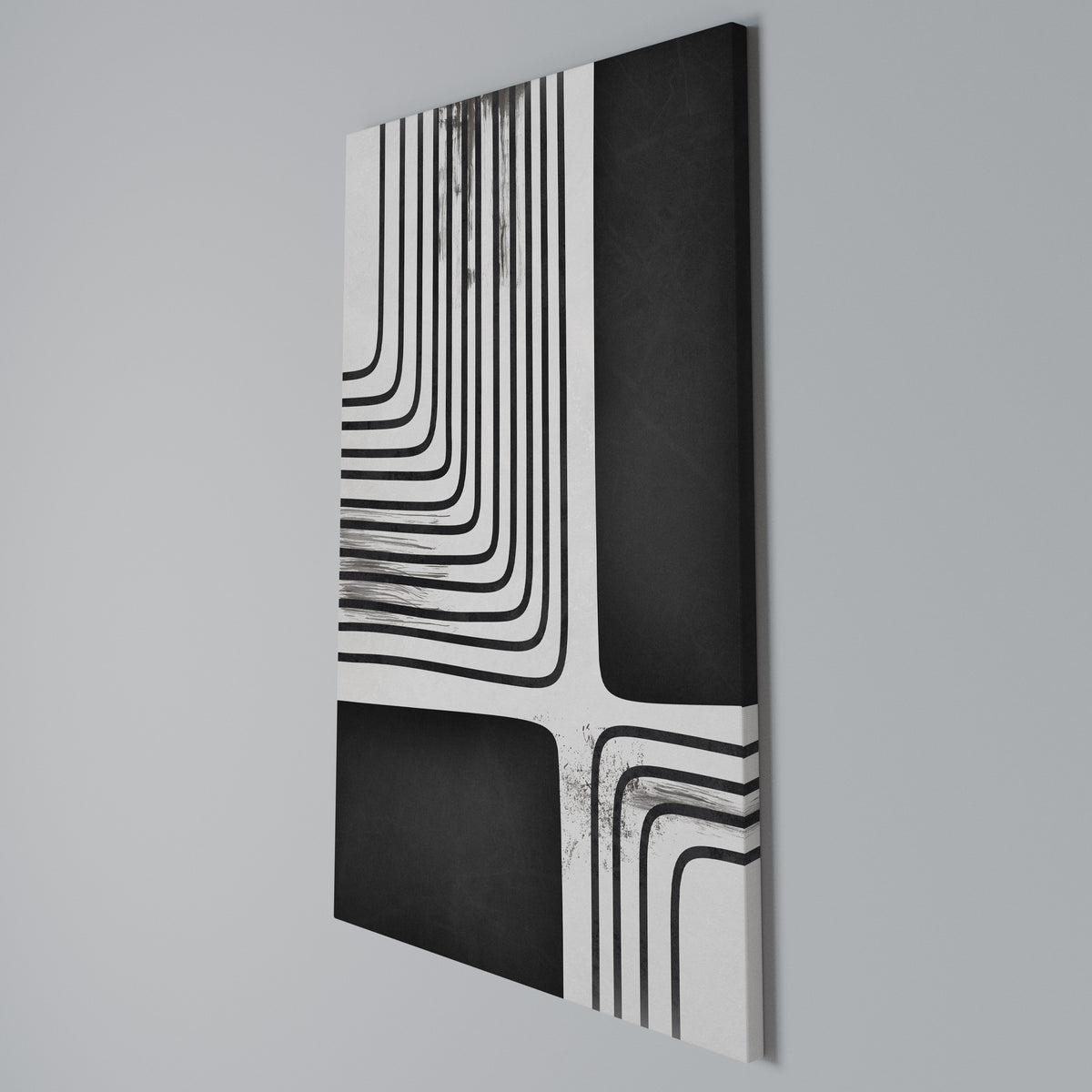 DARKSIDE OF THE LINE Vertical Canvas Print