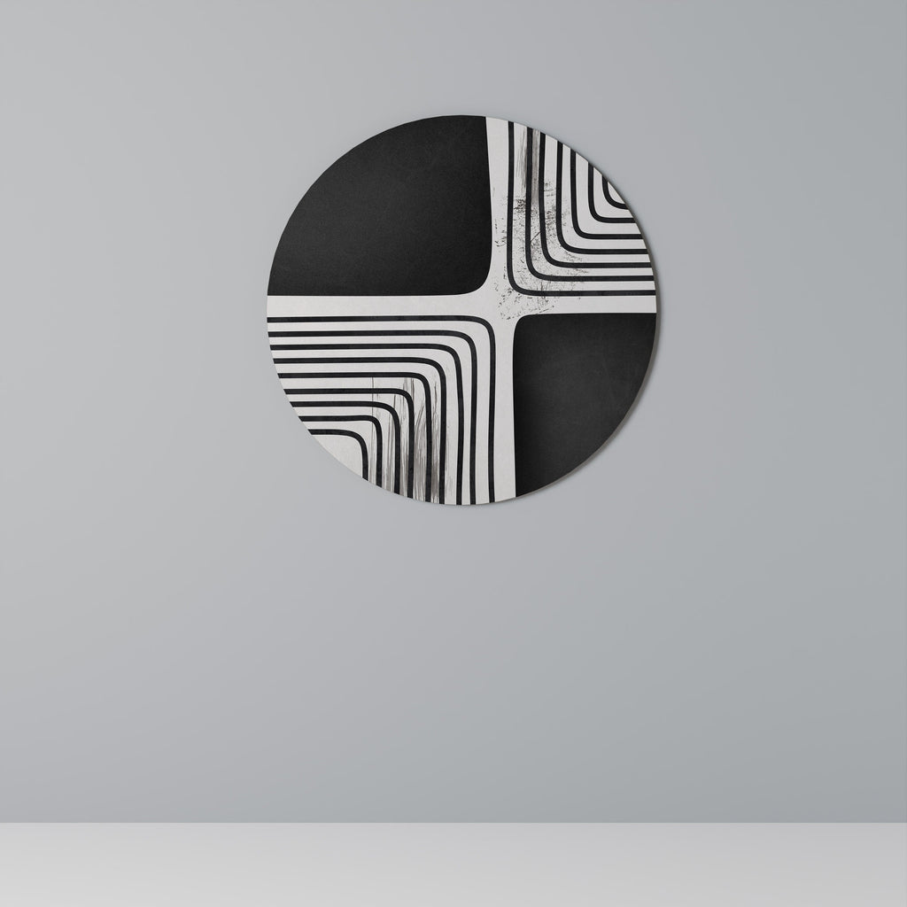 Art mural rond DARKSIDE OF THE LINE