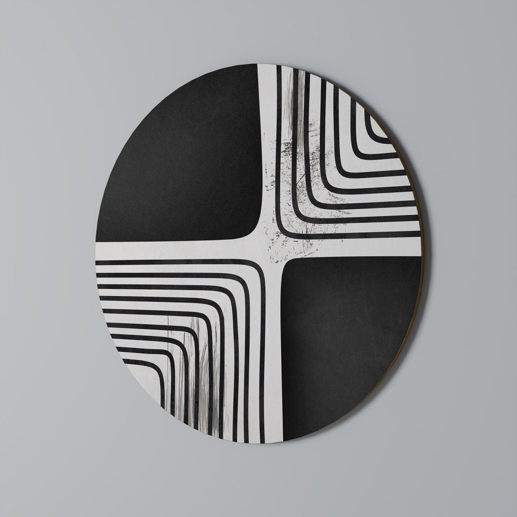 Art mural rond DARKSIDE OF THE LINE