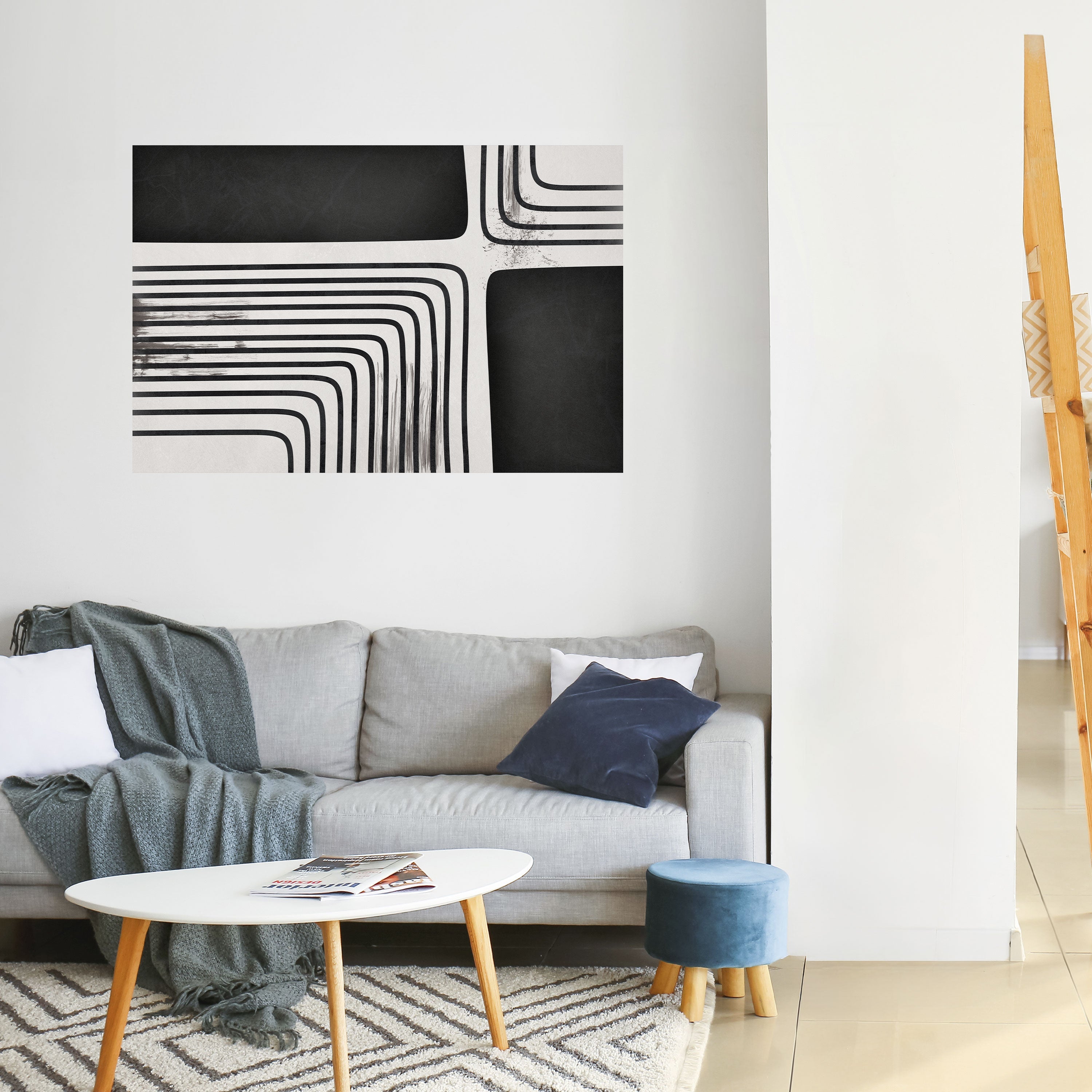 Affiche horizontale autocollante DARKSIDE OF THE LINE