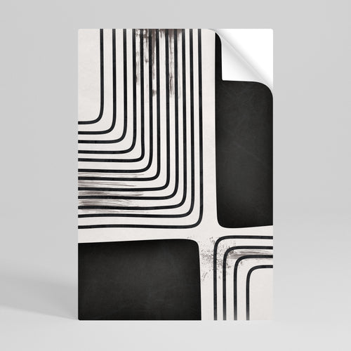 DARKSIDE OF THE LINE Peel and Stick Vertical Poster