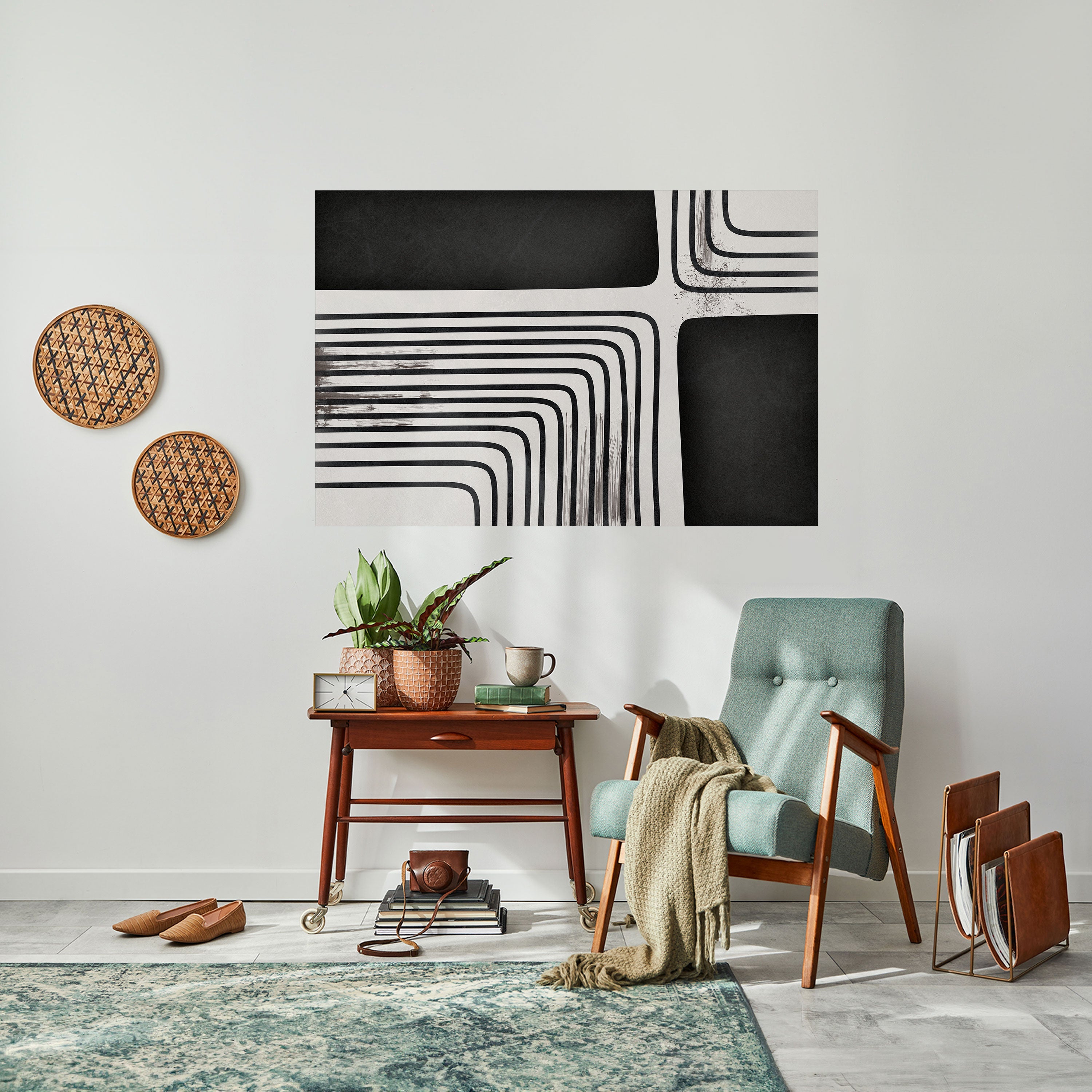 Affiche horizontale autocollante DARKSIDE OF THE LINE