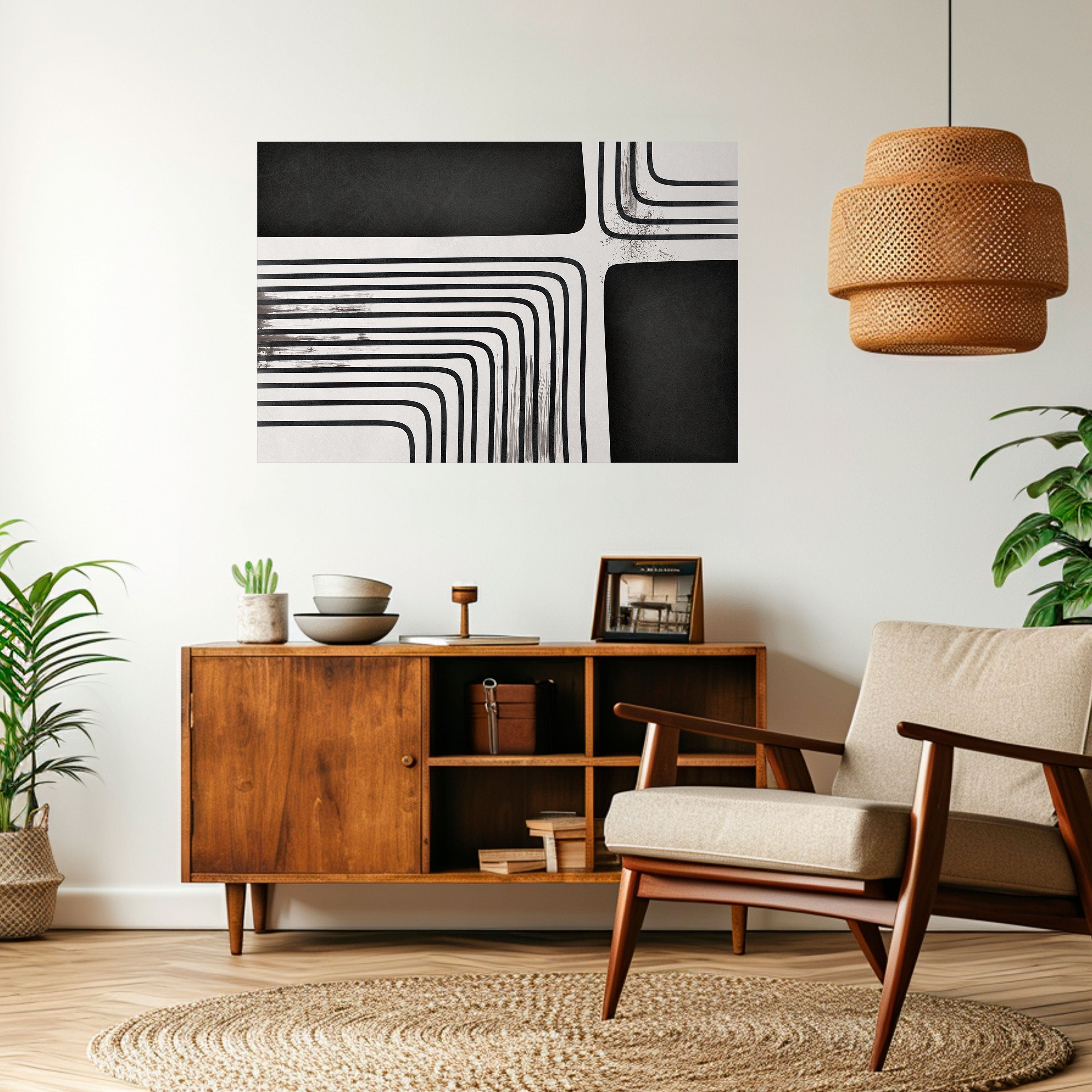 Affiche horizontale autocollante DARKSIDE OF THE LINE