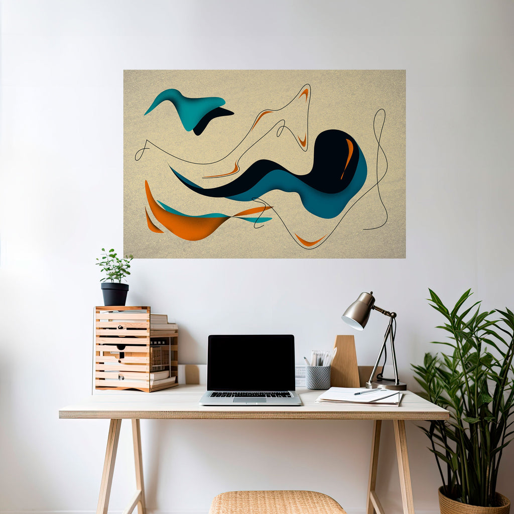 Affiche horizontale autocollante DREAMY DAZE