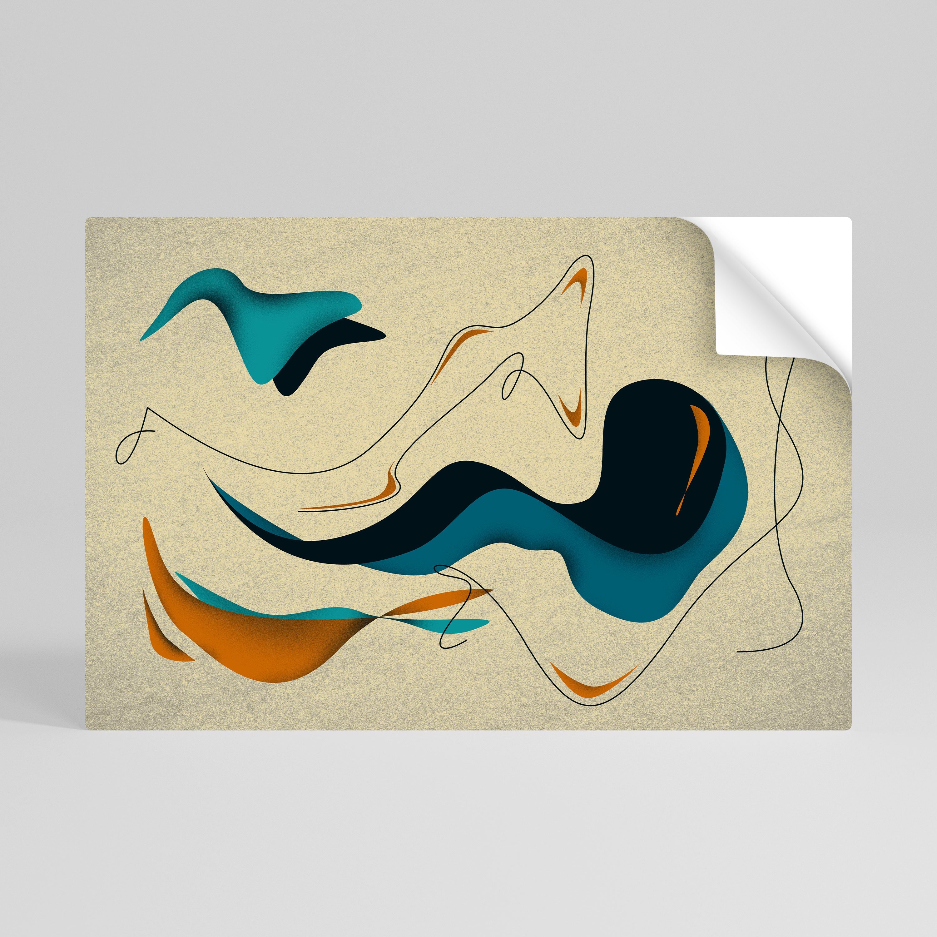 Affiche horizontale autocollante DREAMY DAZE