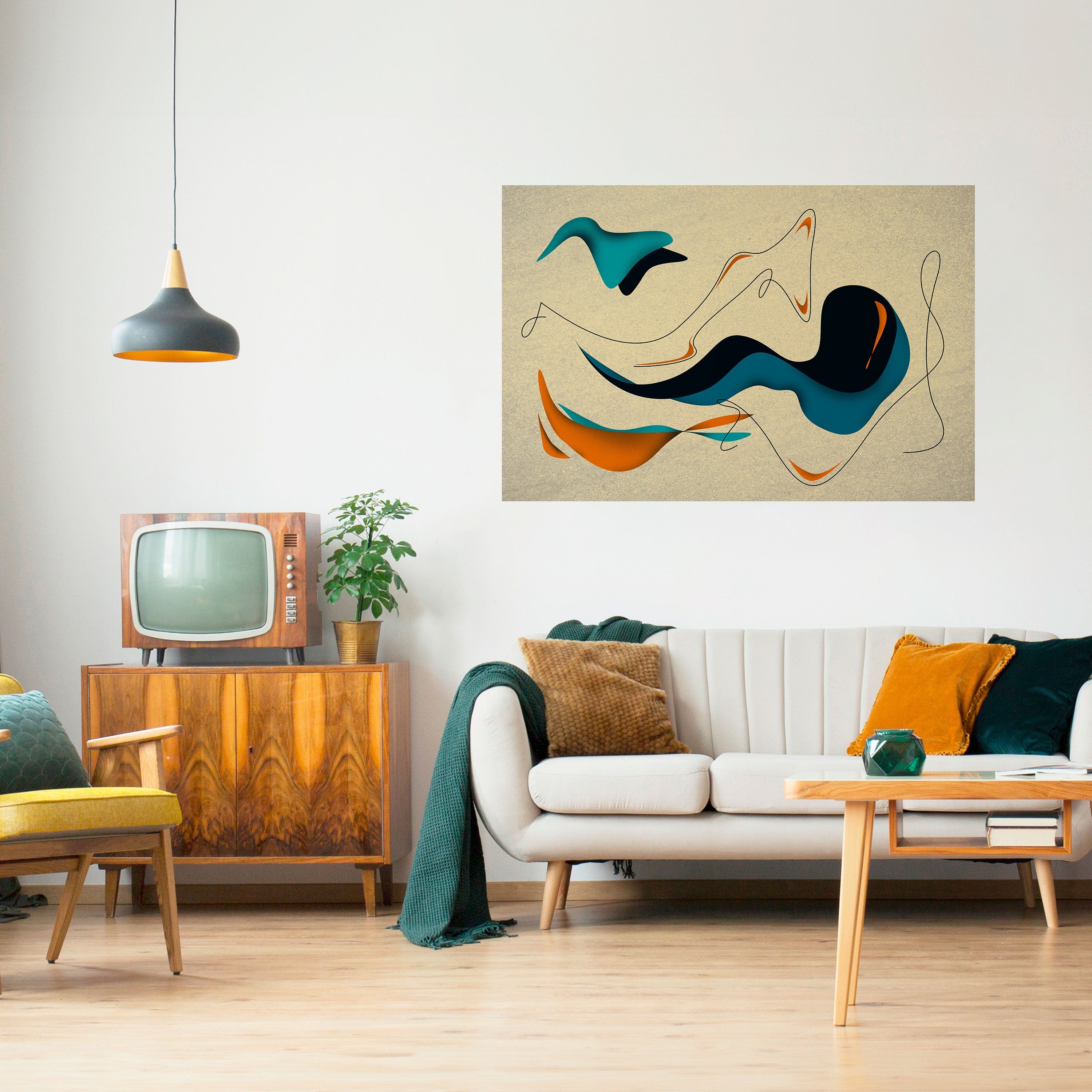 Affiche horizontale autocollante DREAMY DAZE