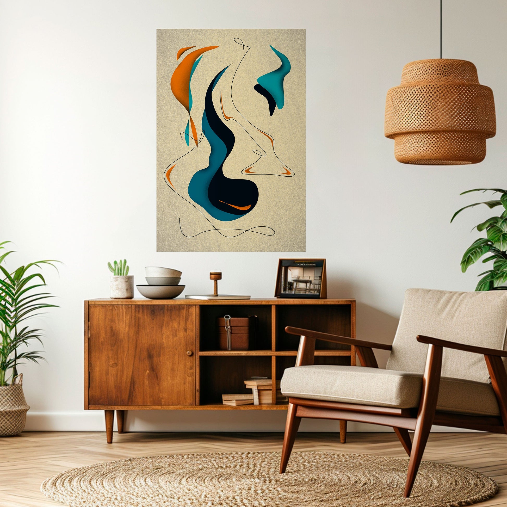 DREAMY DAZE Peel and Stick Vertical Poster