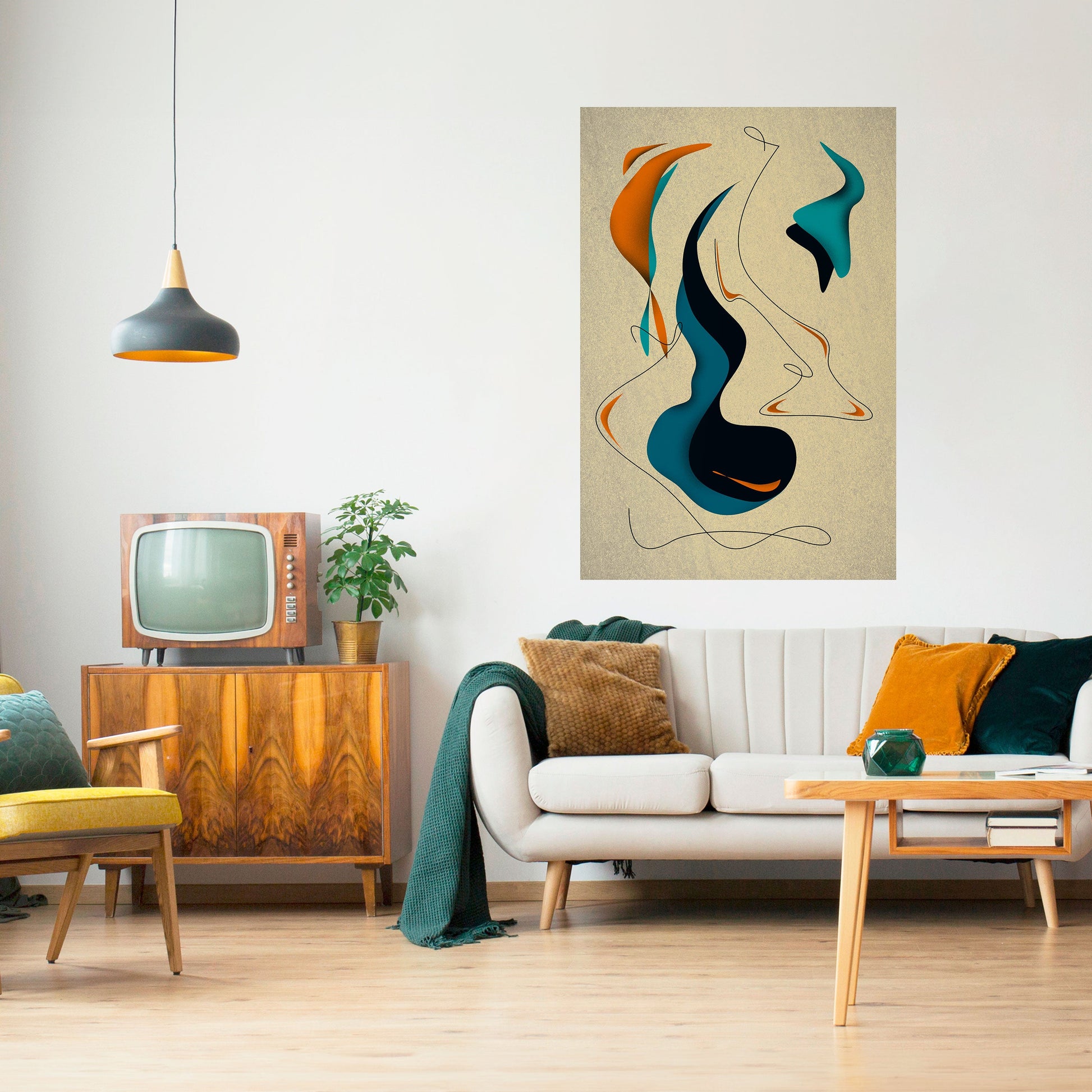 DREAMY DAZE Peel and Stick Vertical Poster