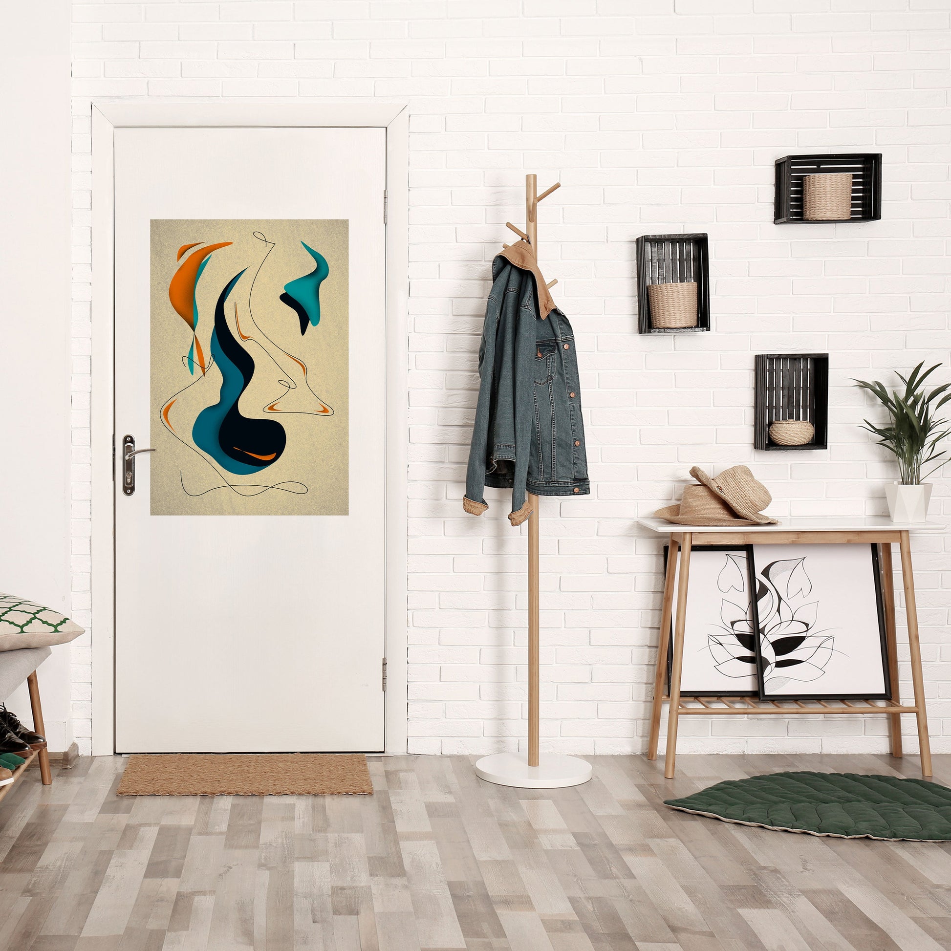 DREAMY DAZE Peel and Stick Vertical Poster
