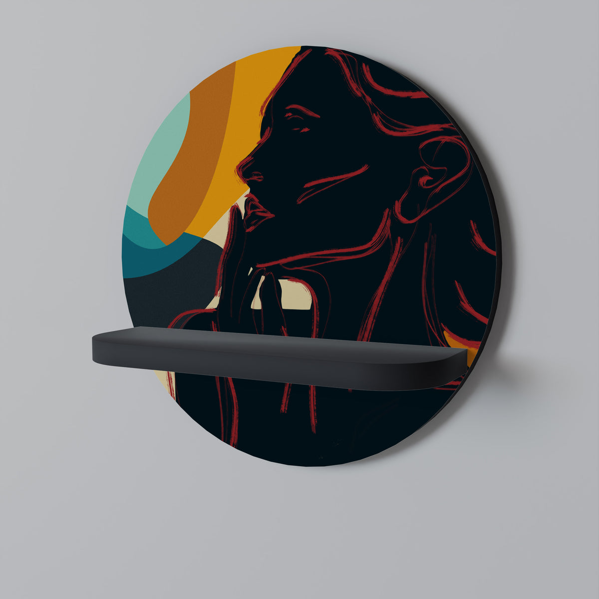 SILHOUETTE SONATA Art Shelf