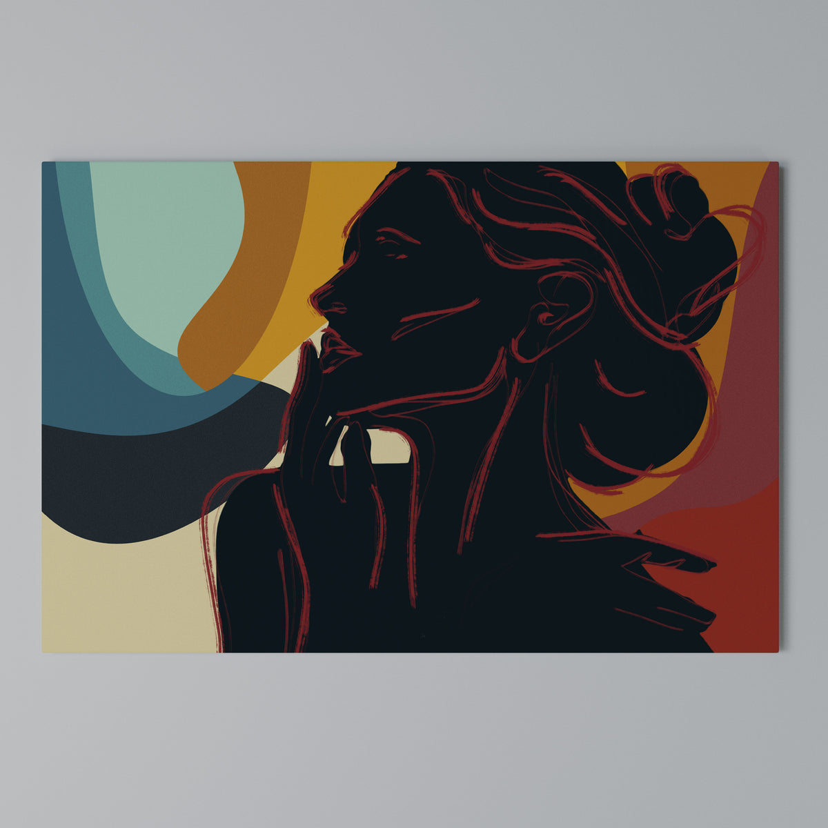 SILHOUETTE SONATA Horizontal Canvas Print