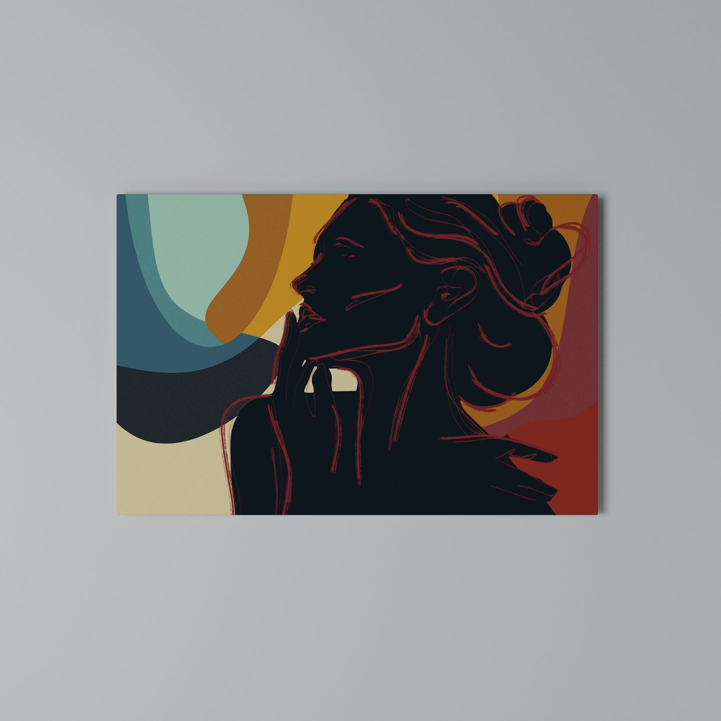 SILHOUETTE SONATA Horizontal Canvas Print