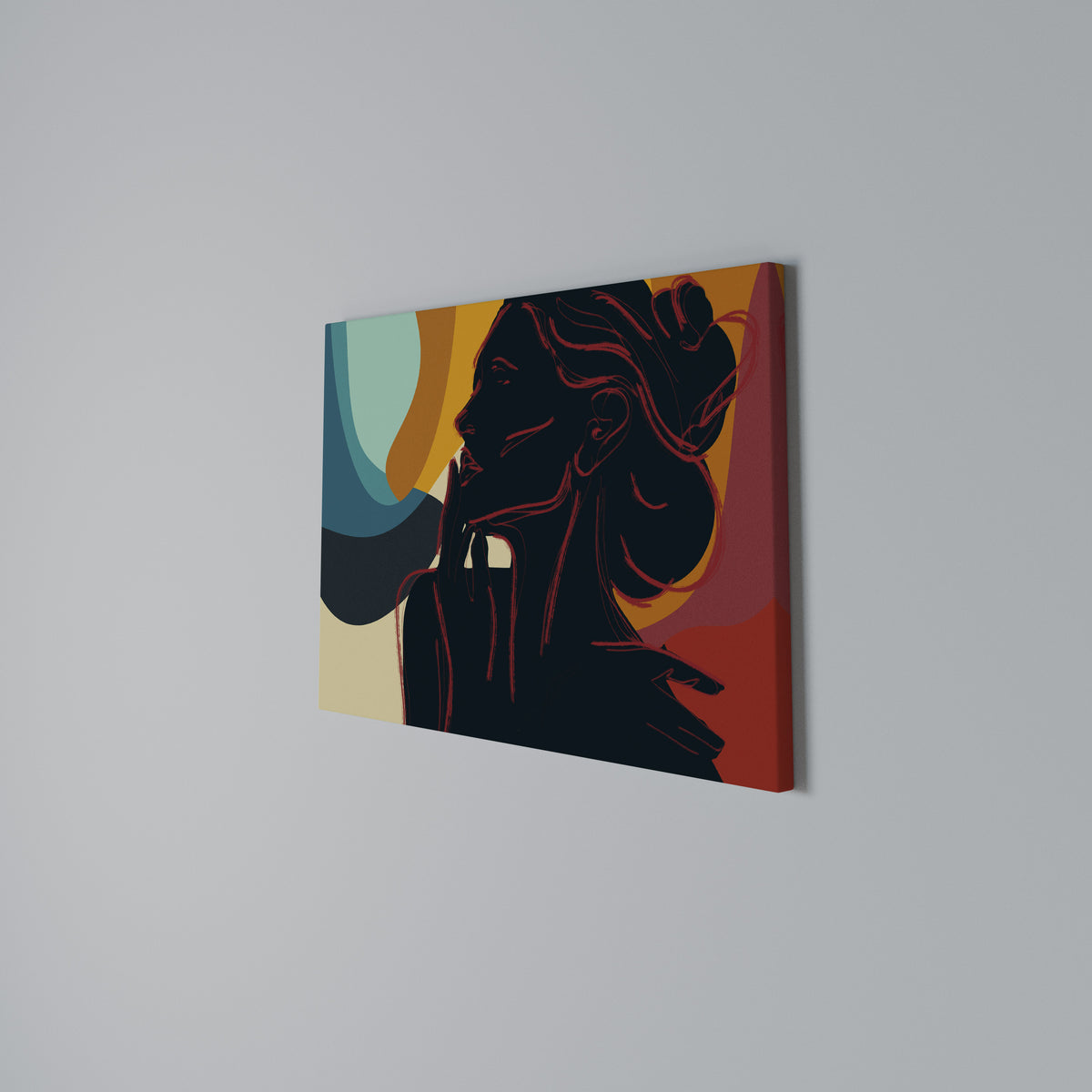 SILHOUETTE SONATA Horizontal Canvas Print