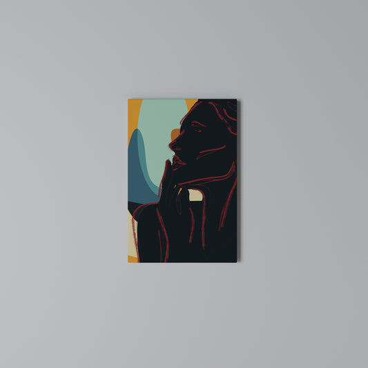 SILHOUETTE SONATA Vertical Canvas Print